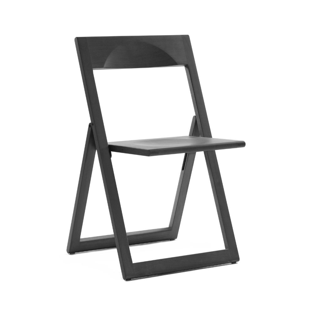 AVIVA folding chair black beech wood
