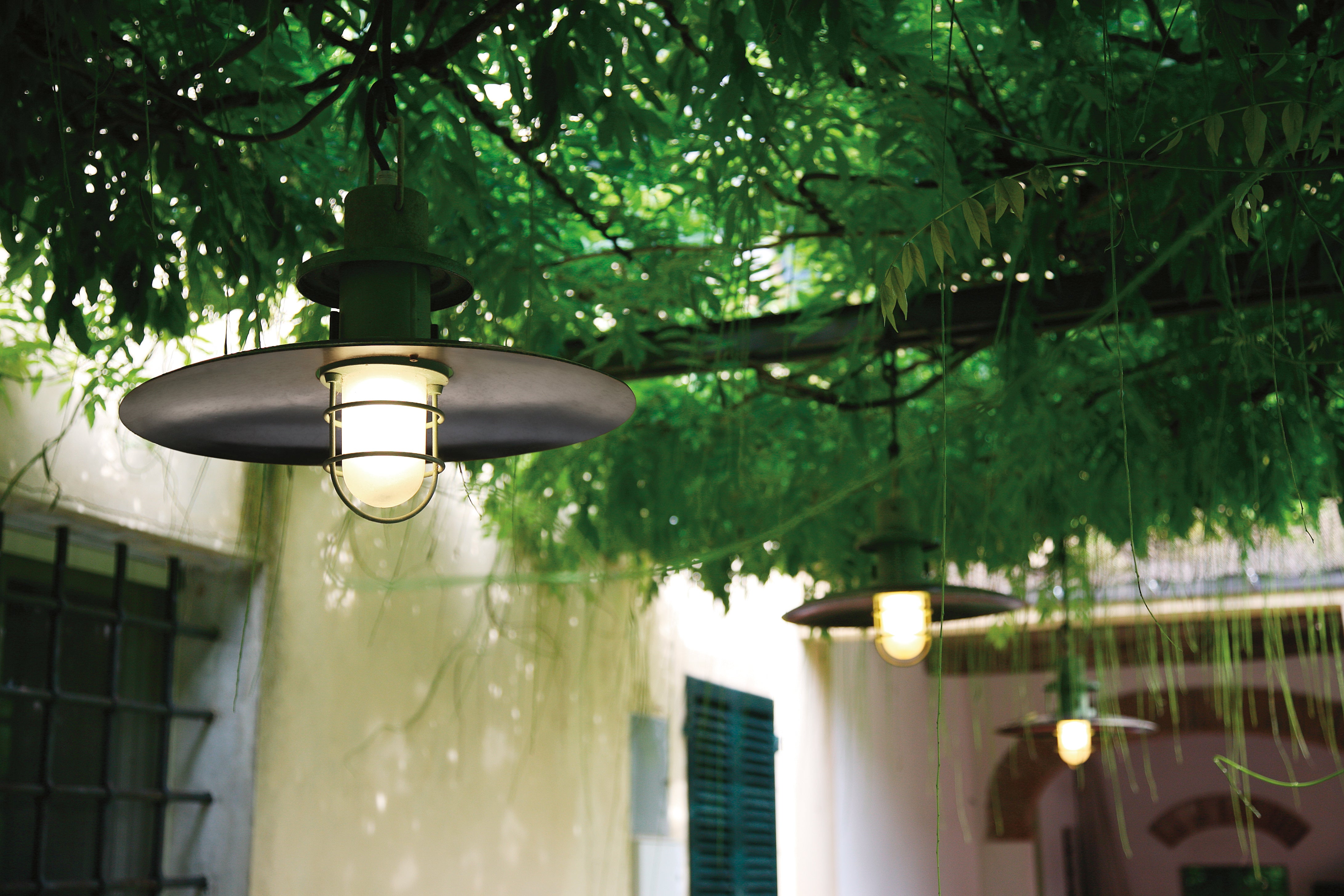 Lampa wisząca zewnętrzna POLO brązowy rdzawy