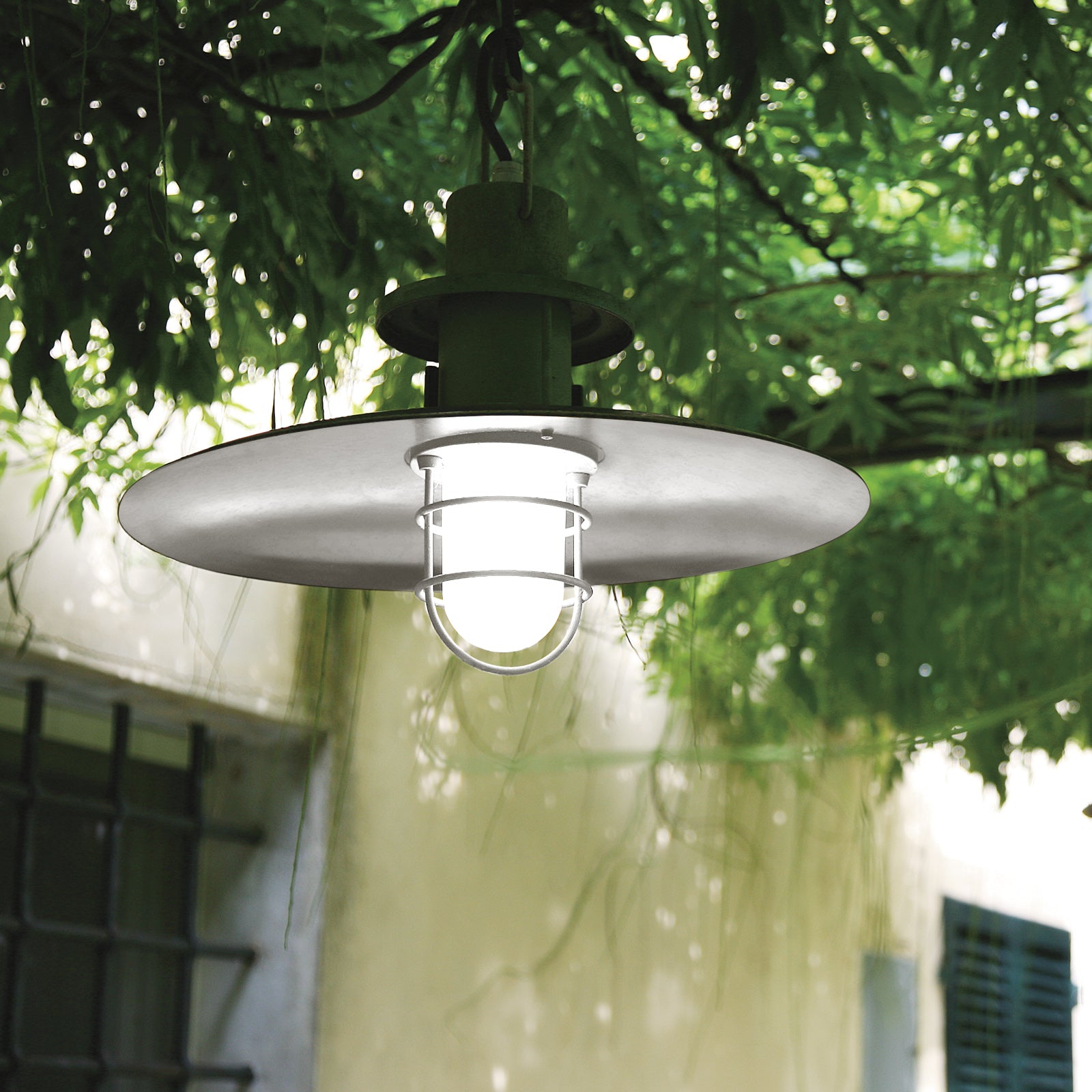 Lampa wisząca zewnętrzna POLO brązowy rdzawy