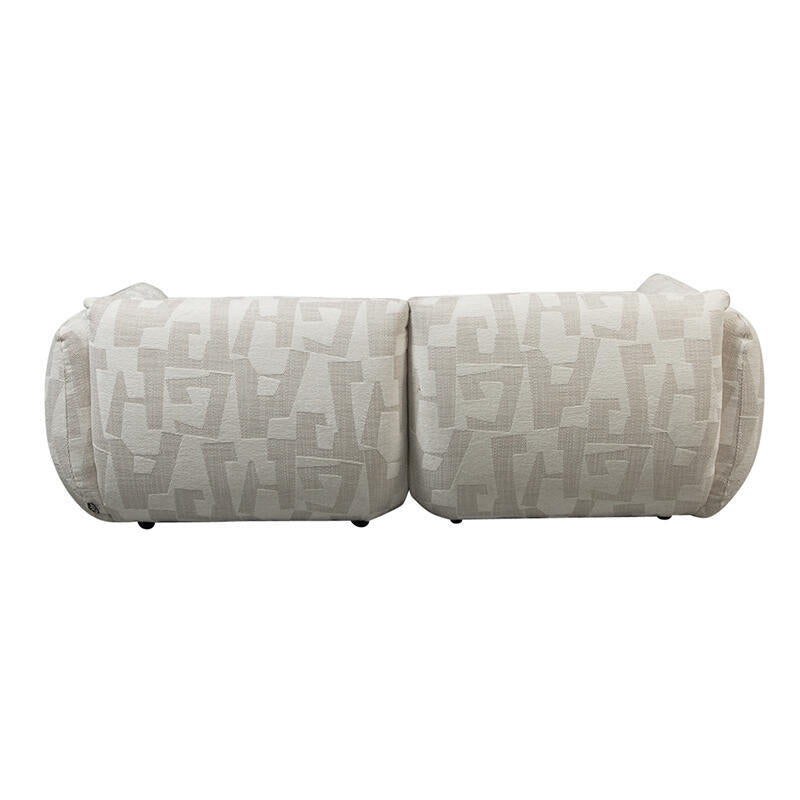 2.5-Seater Sofa AMSTERDAM in Light Beige Pattern