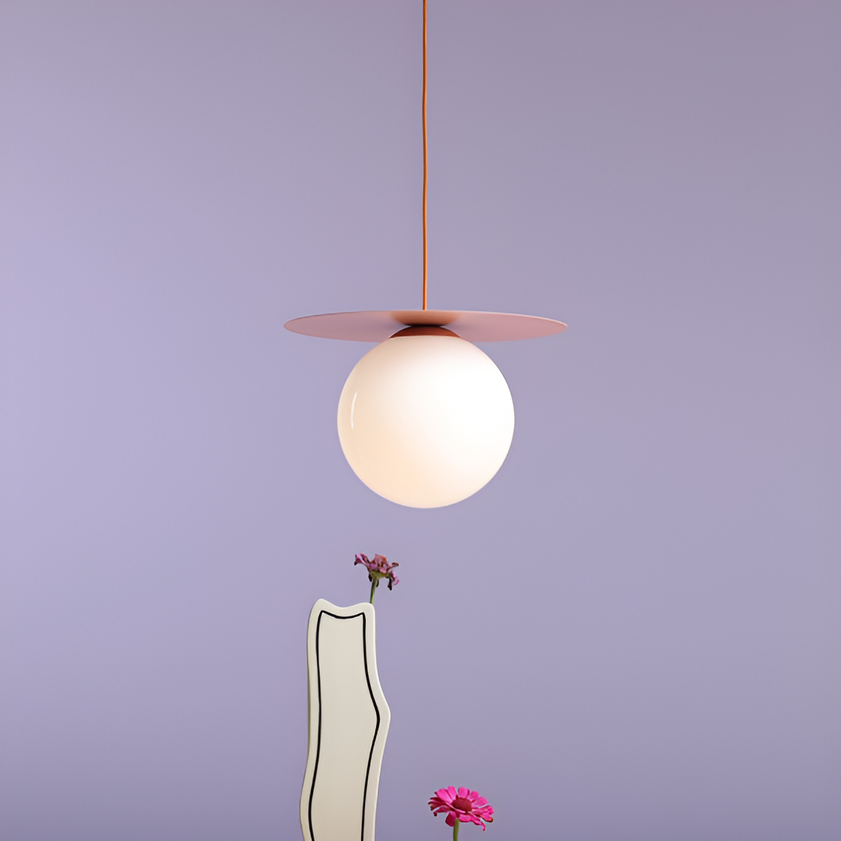 Hanglamp LOOP koraal