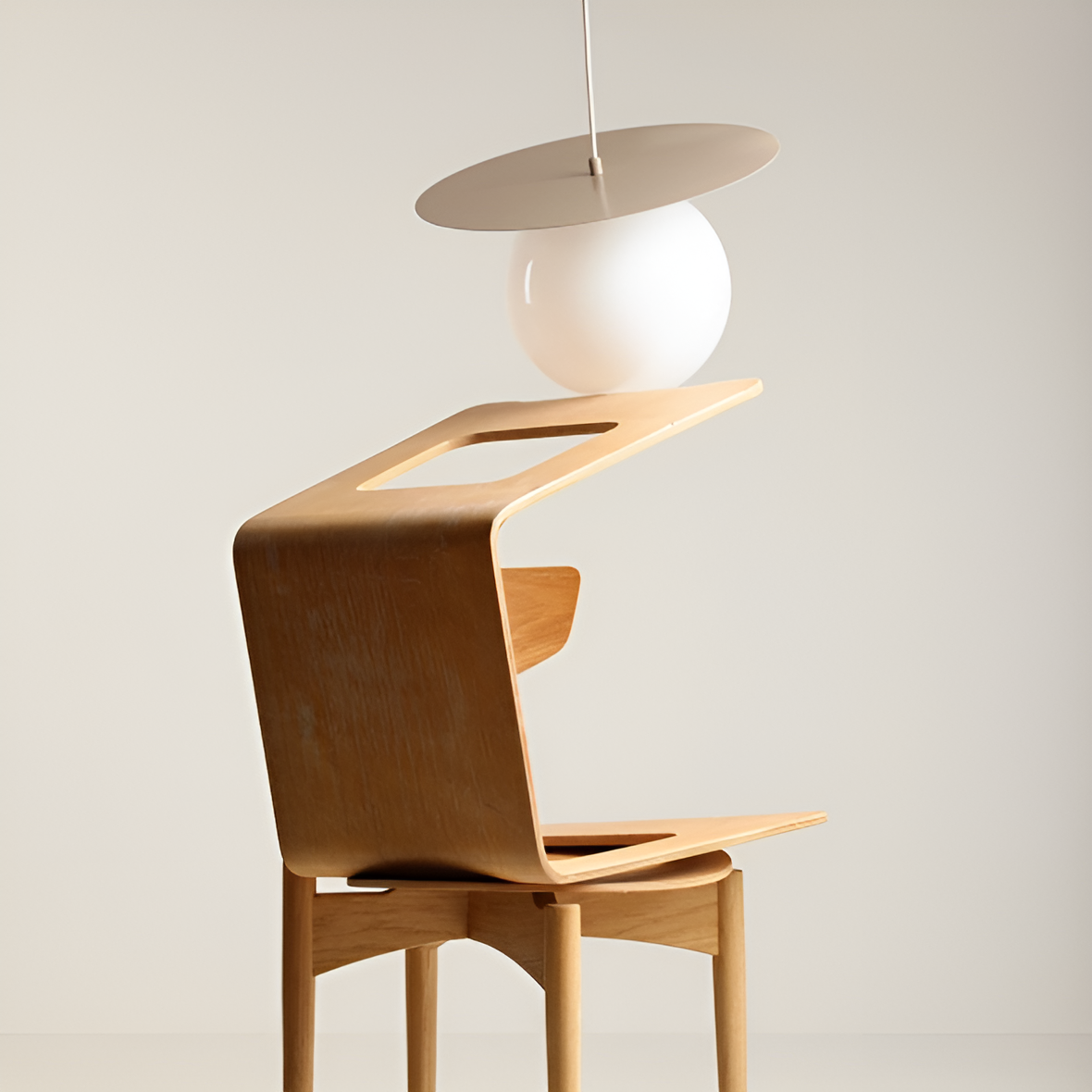 LOOP Pendelleuchte beige