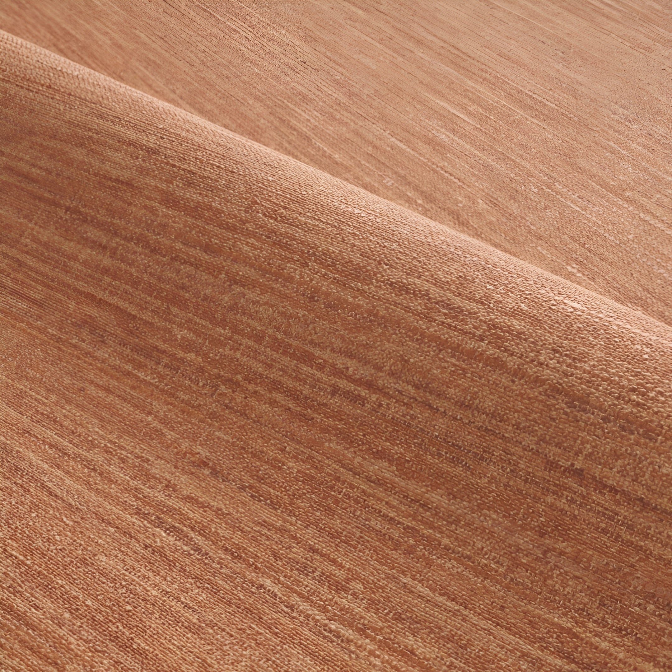 Structuurtapijt dat canvas imiteert OCCITAN - TERRE DE SIENNE terracotta met brons