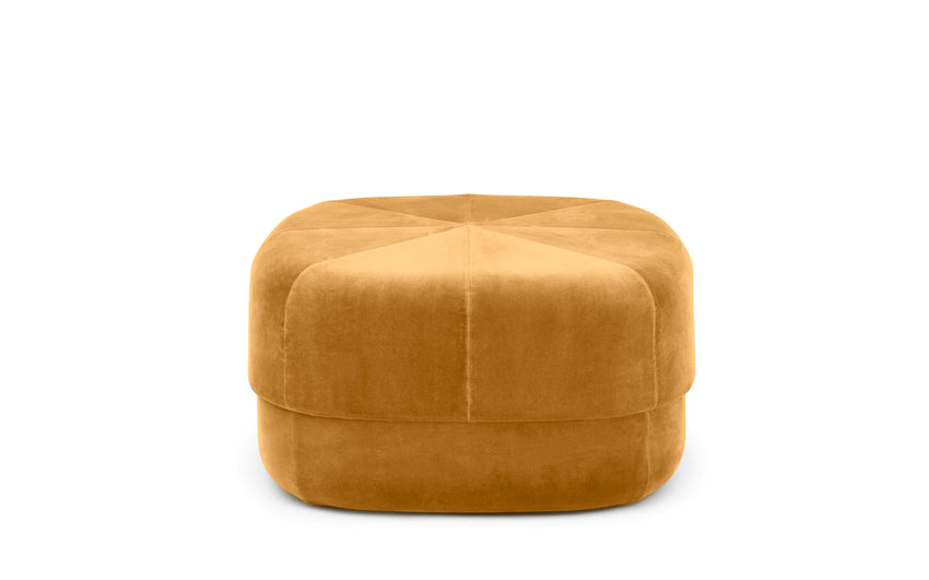Gelber Pouf