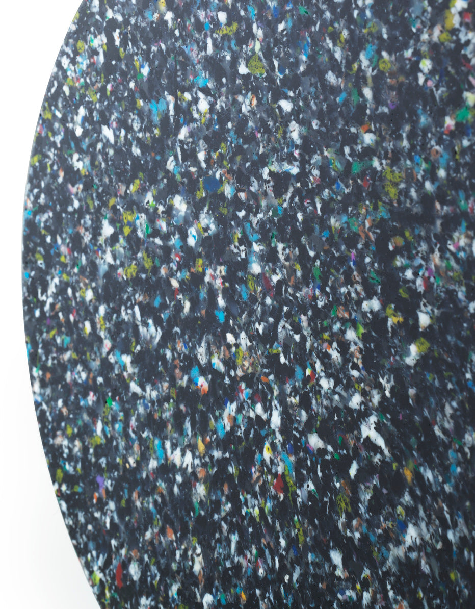 Zijtafel BIT zwart met kleurrijke afwerking