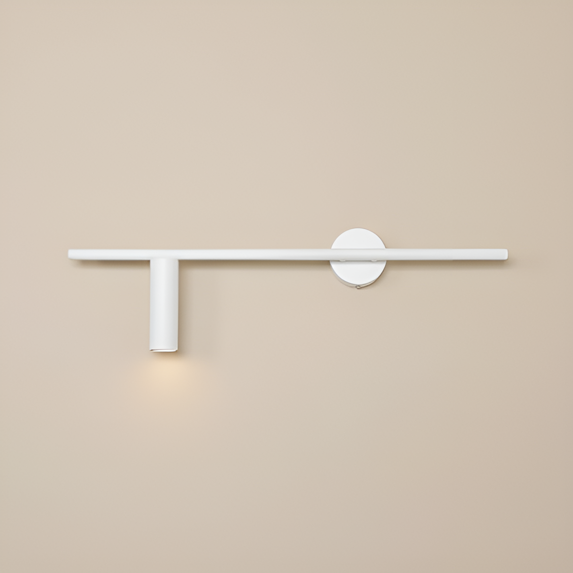 Wandlamp lewostronny TREVO wit