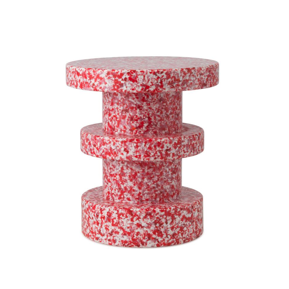 Side Table Bit Stapel rot