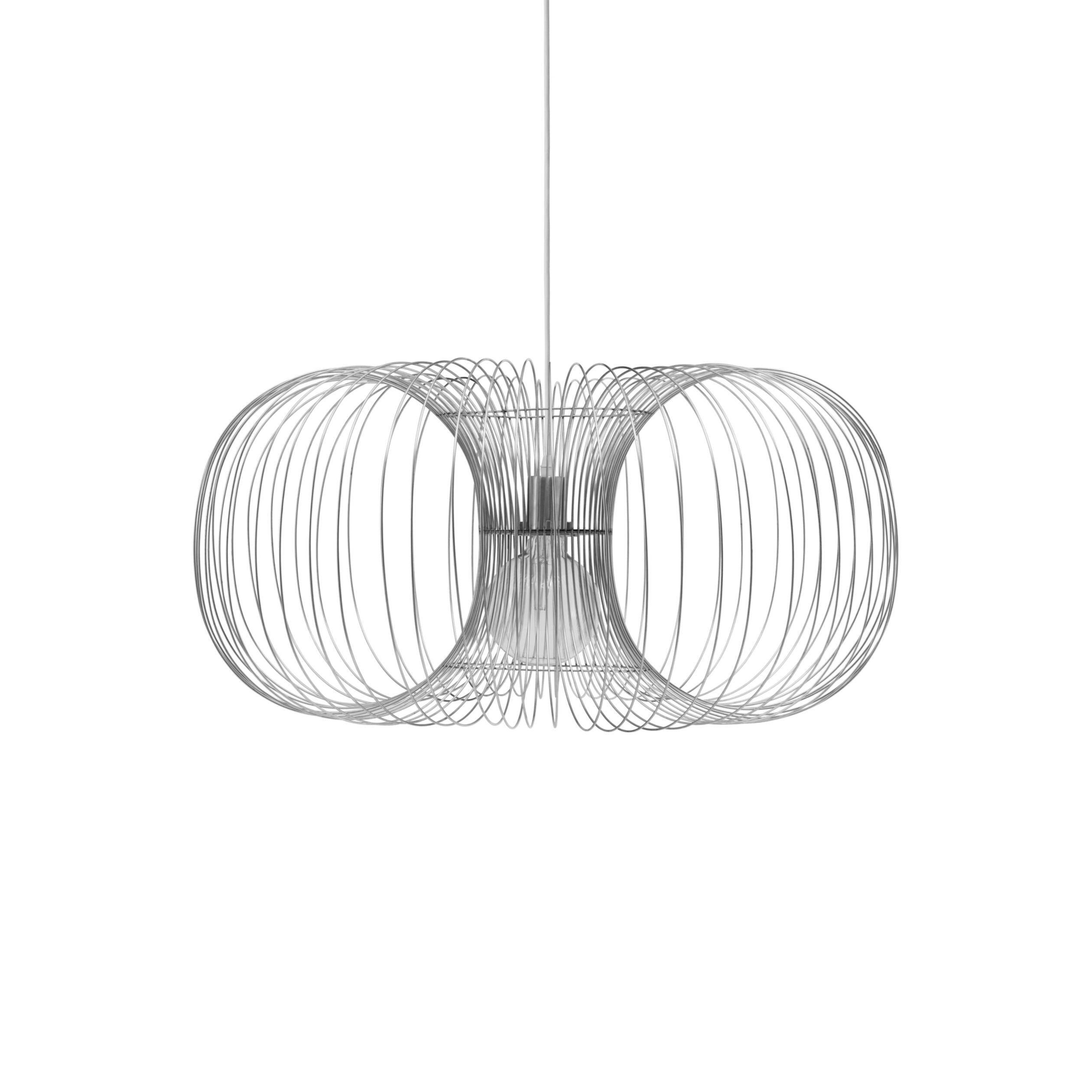 COIL pendant lamp stainless steel