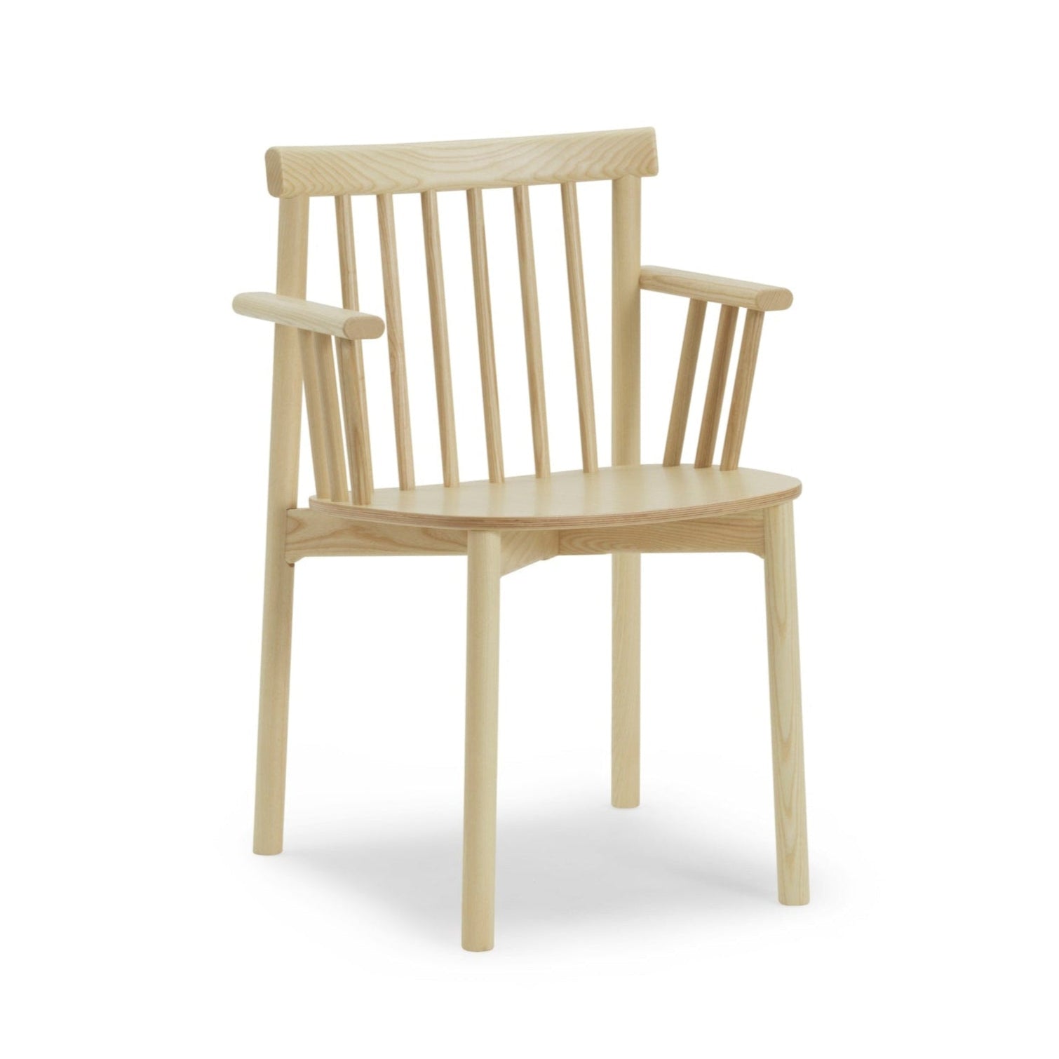 Stuhl mit Armlehnen Pindfurnierasche