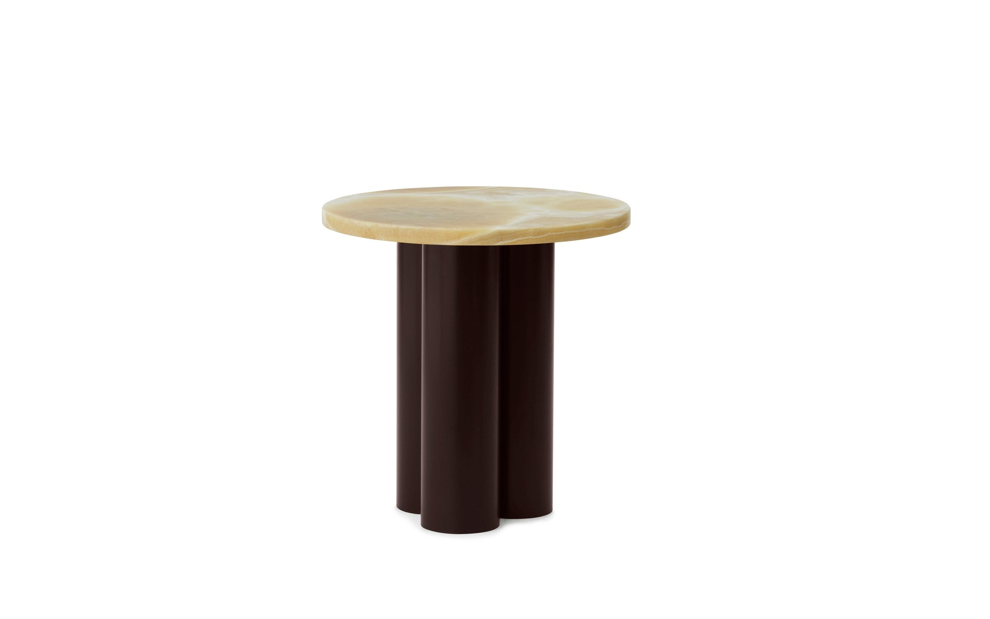 Side table dit brown base