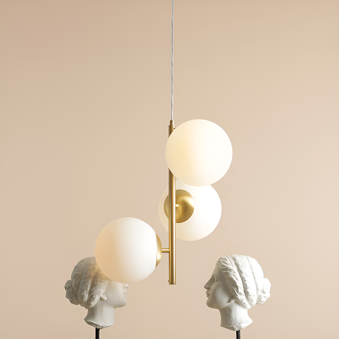 Hängelampe FINN TRIO Messing