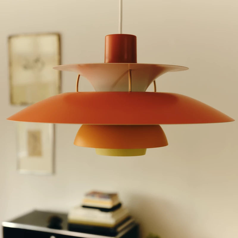 Hanglamp PH 5 in oranje tinten