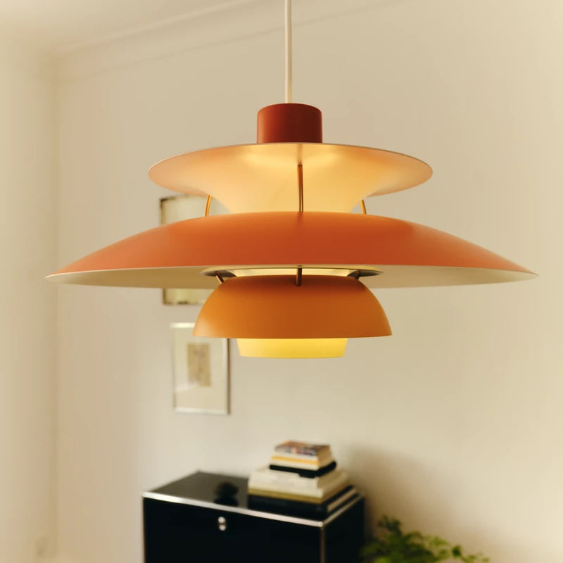 Hanglamp PH 5 in oranje tinten