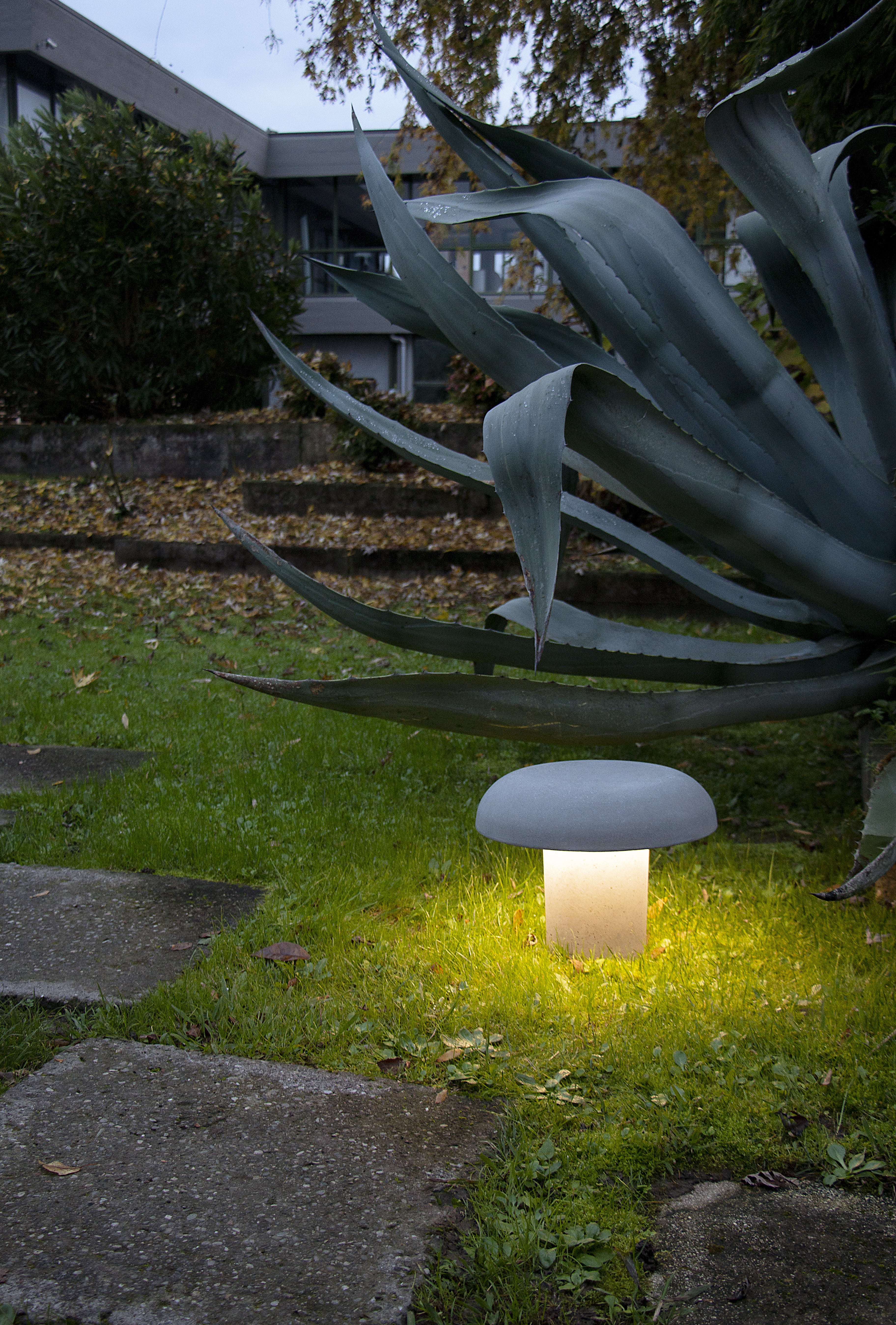 Buitenlamp AMANITA grijs beton