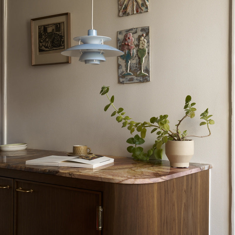 Hanglamp PH 5 OPAL lichtblauw