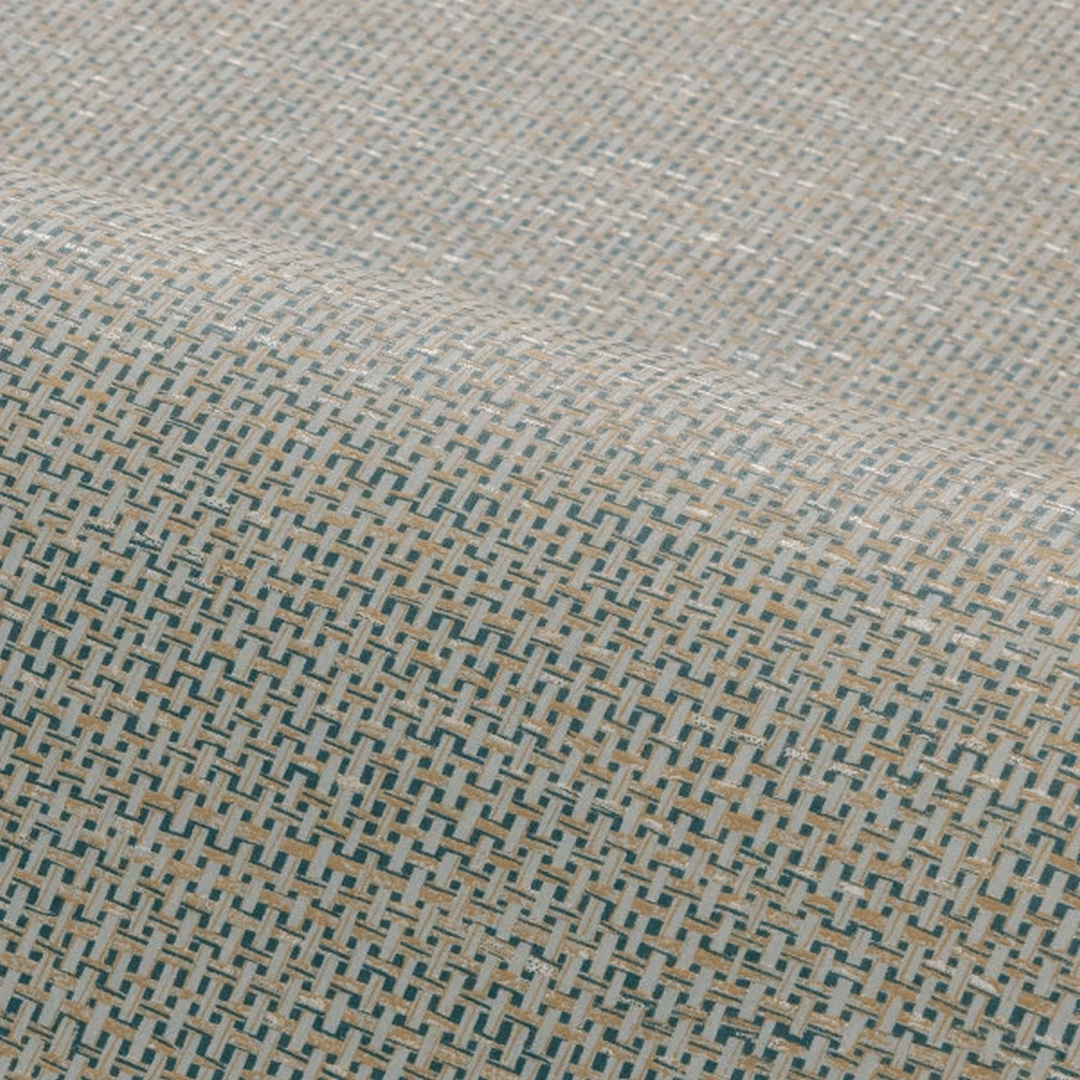 Structuurtapijt dat raffia imiteert VANNORA - CÉLADON groen-grijs