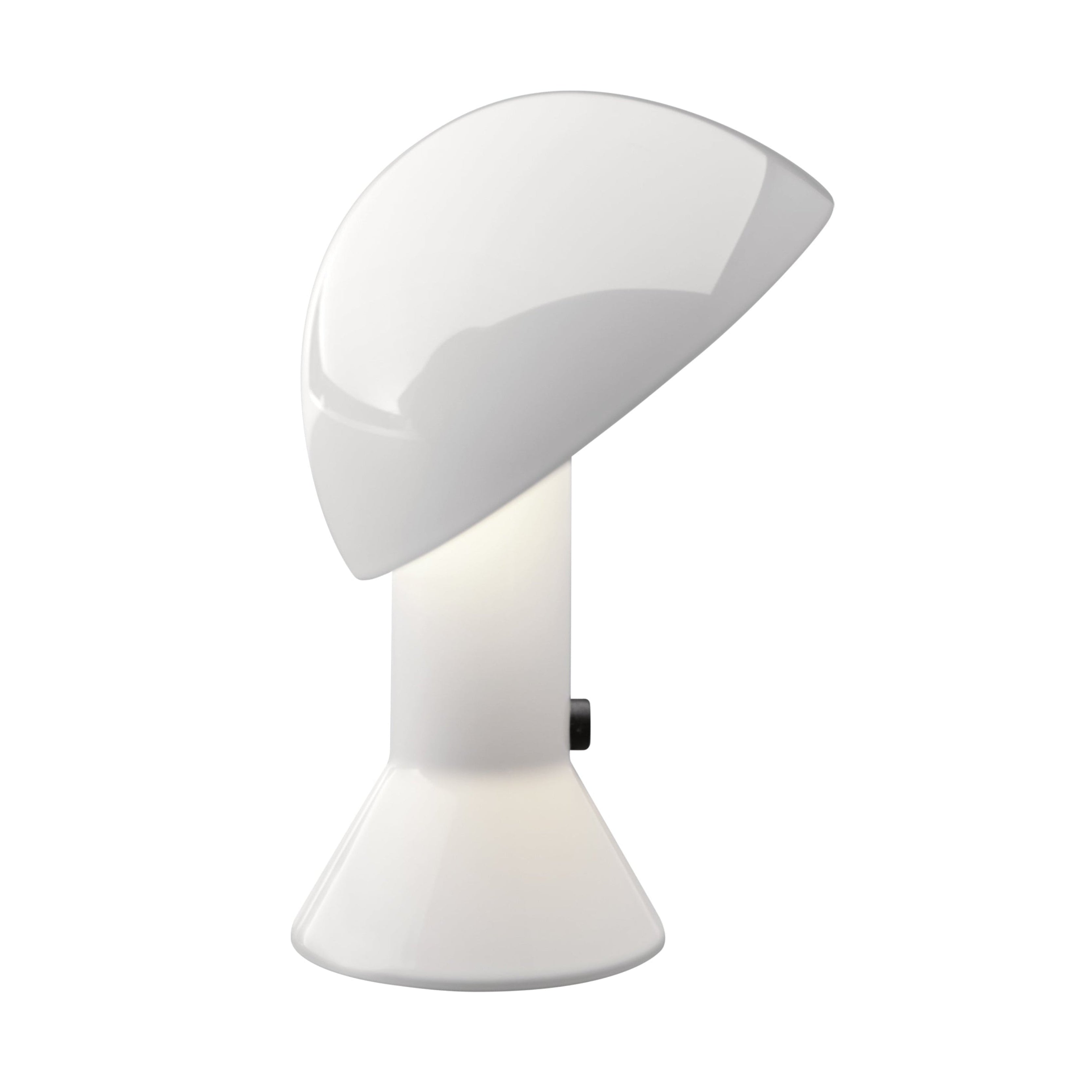 Tischlampe ELMETTO in glänzendem Weiß