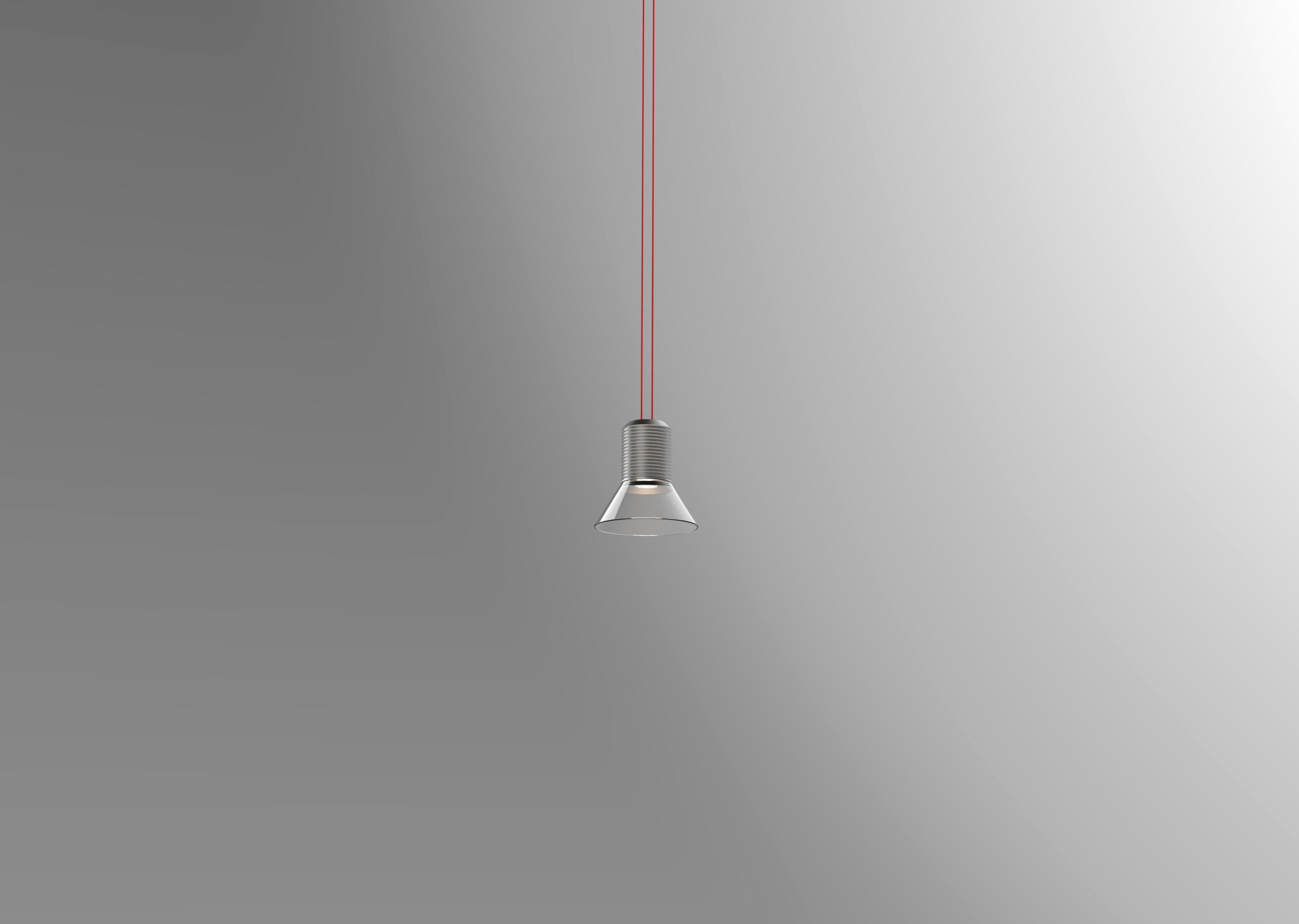 DIA plafondlamp transparant met matte bruine elementen