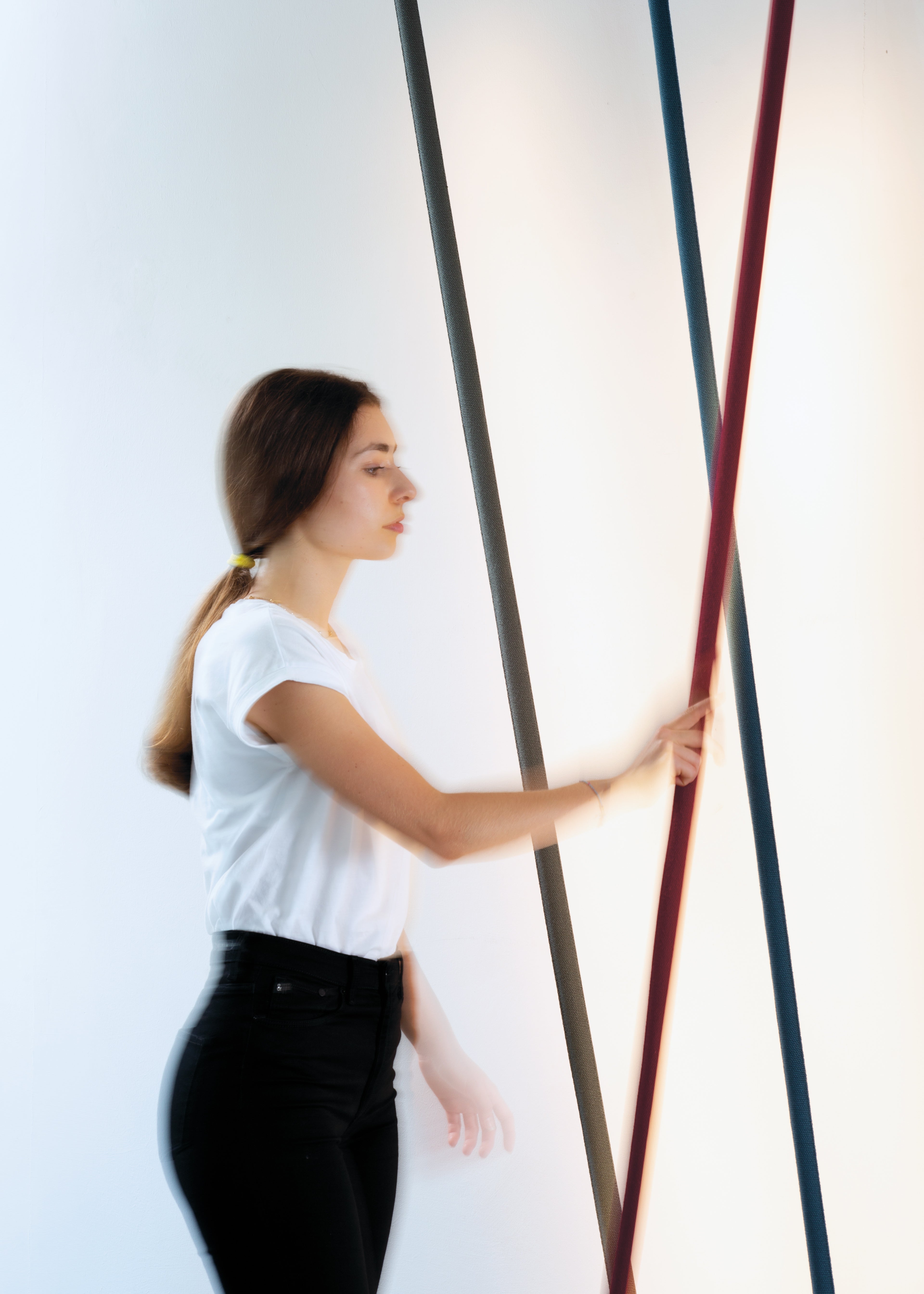 Vloerlamp ELASTICA zwart