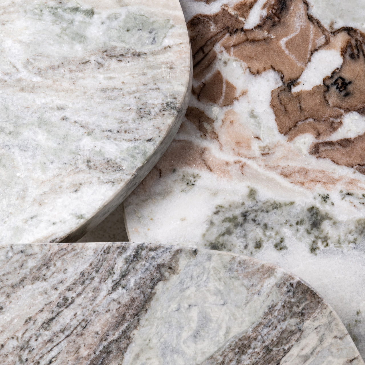 Set van salontafels CAMINO marmer