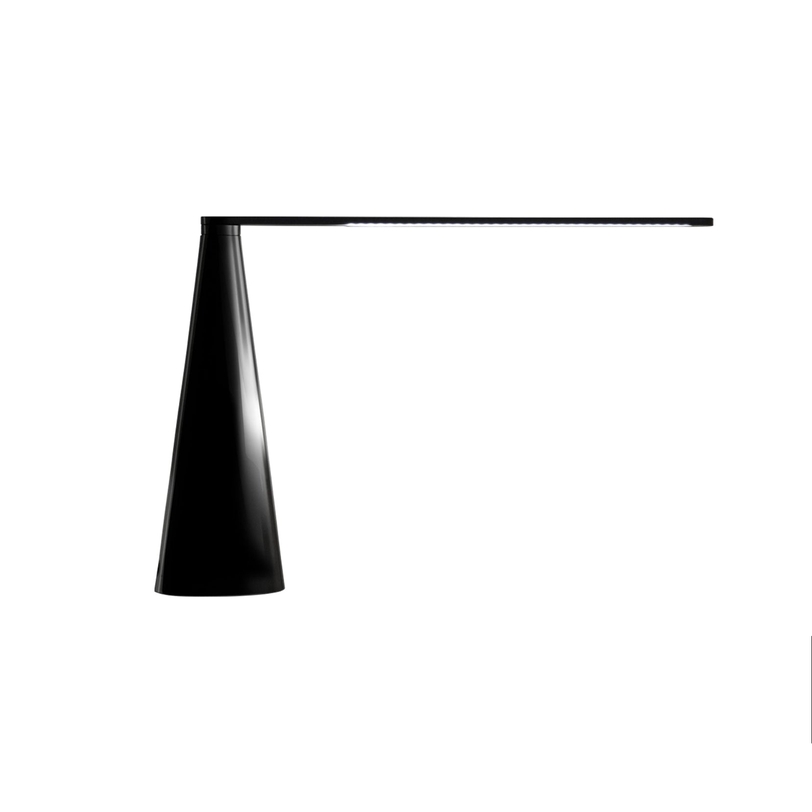 Tischlampe ELICA in glänzendem Schwarz