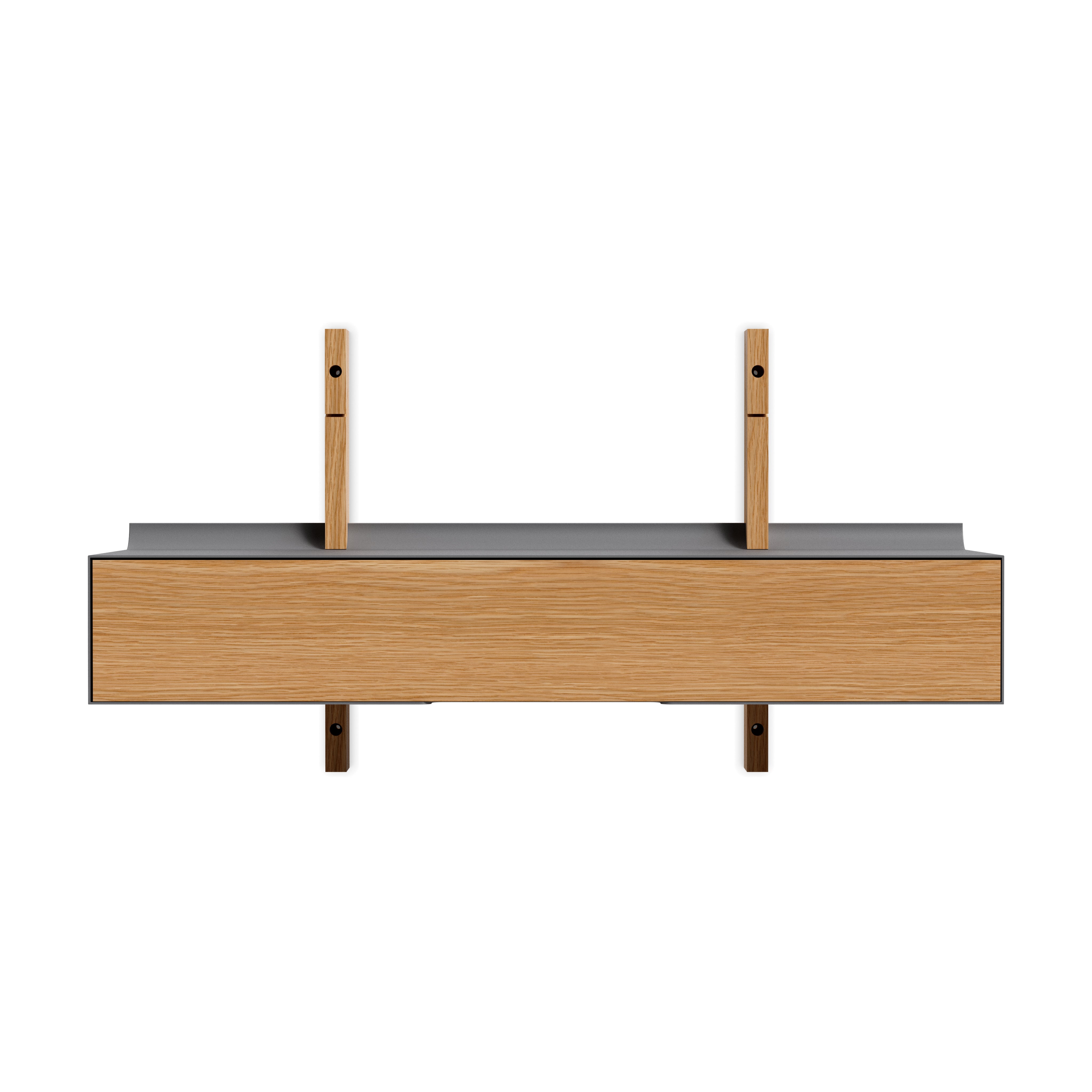 Wandkast SMILE grijs