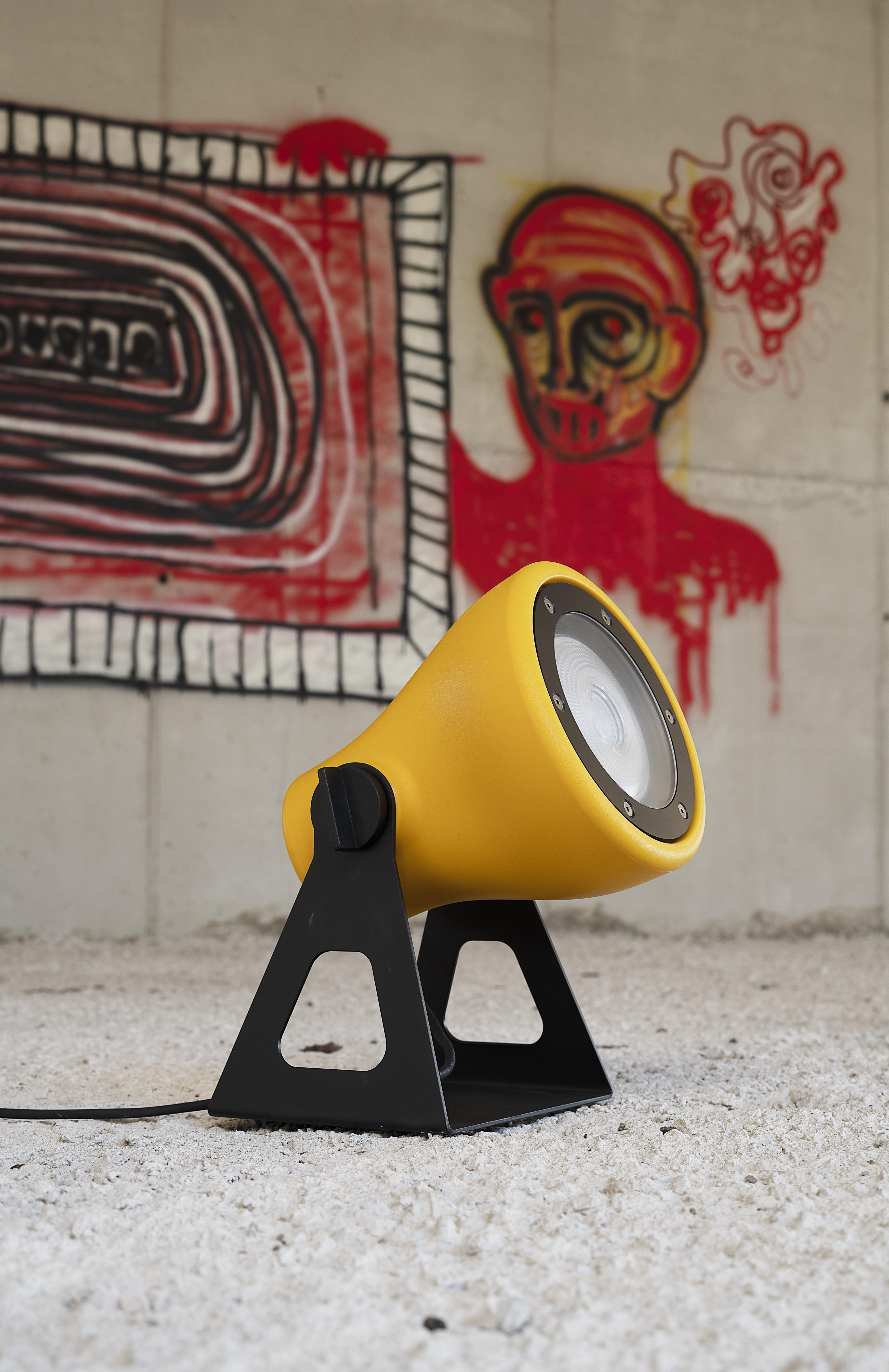 Lampa zewnętrzna podłogowa FROG żółty