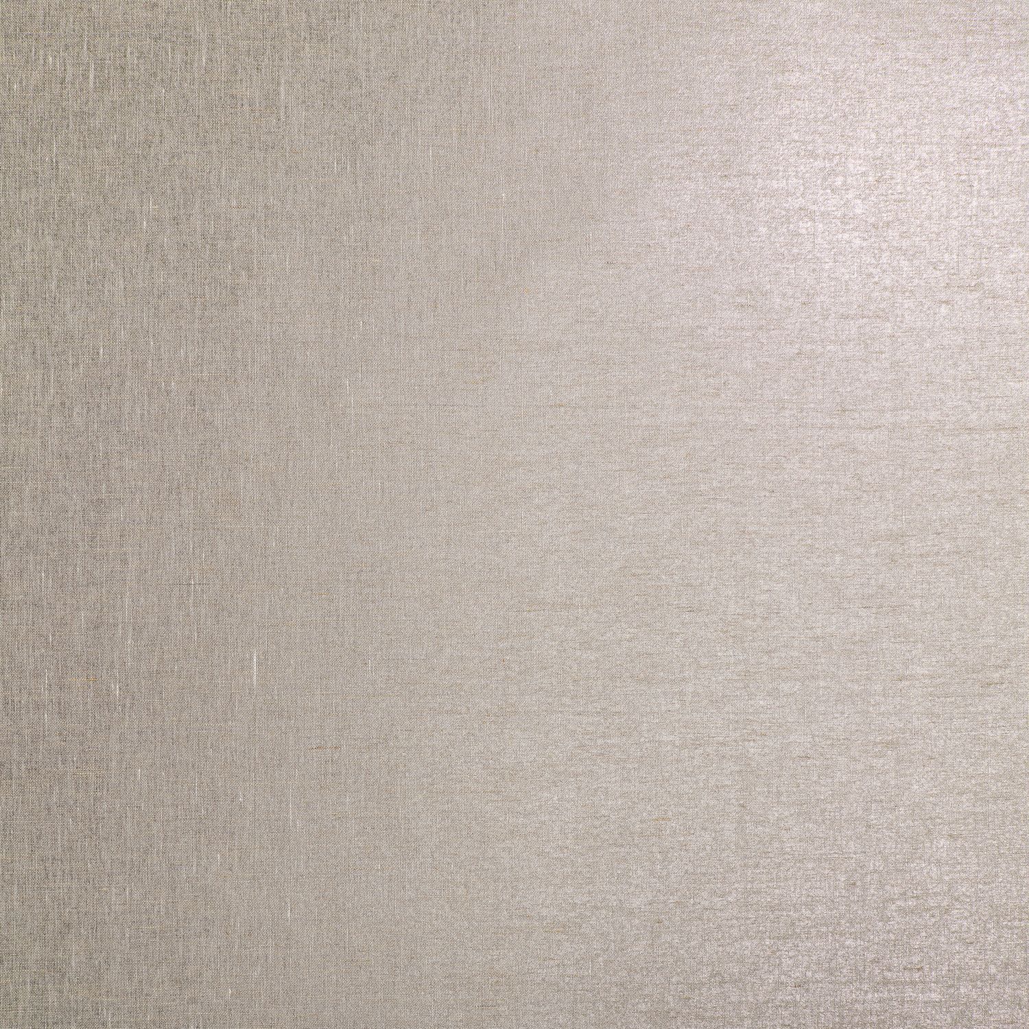 Textile structural wallpaper in linen with an opalescent effect ELARA - MARRON GLACÉ muted light brown