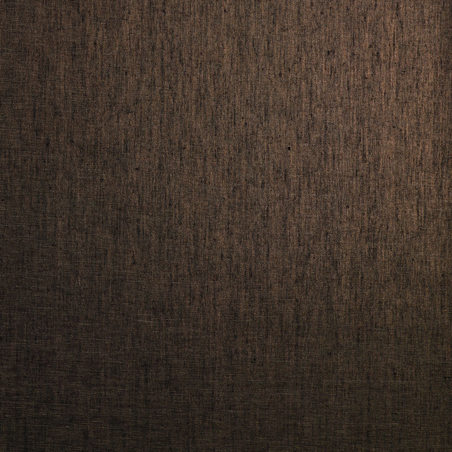 Linen textile wallpaper with an opalescent effect ELARA - Tobacco brown
