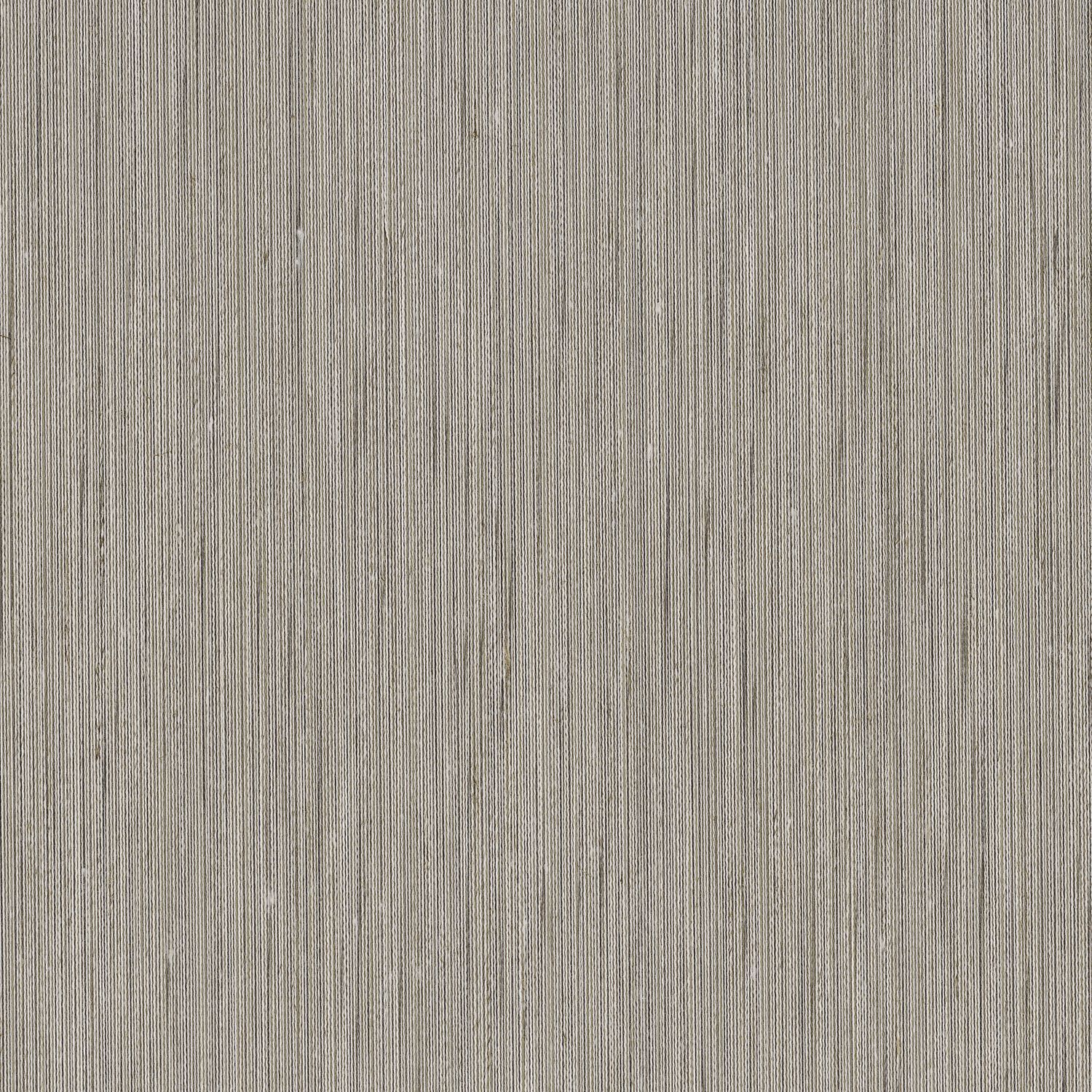 Structuurtextielbehang met verticale strepen JUSSIEU - GRIS NUAGE grijs met beige