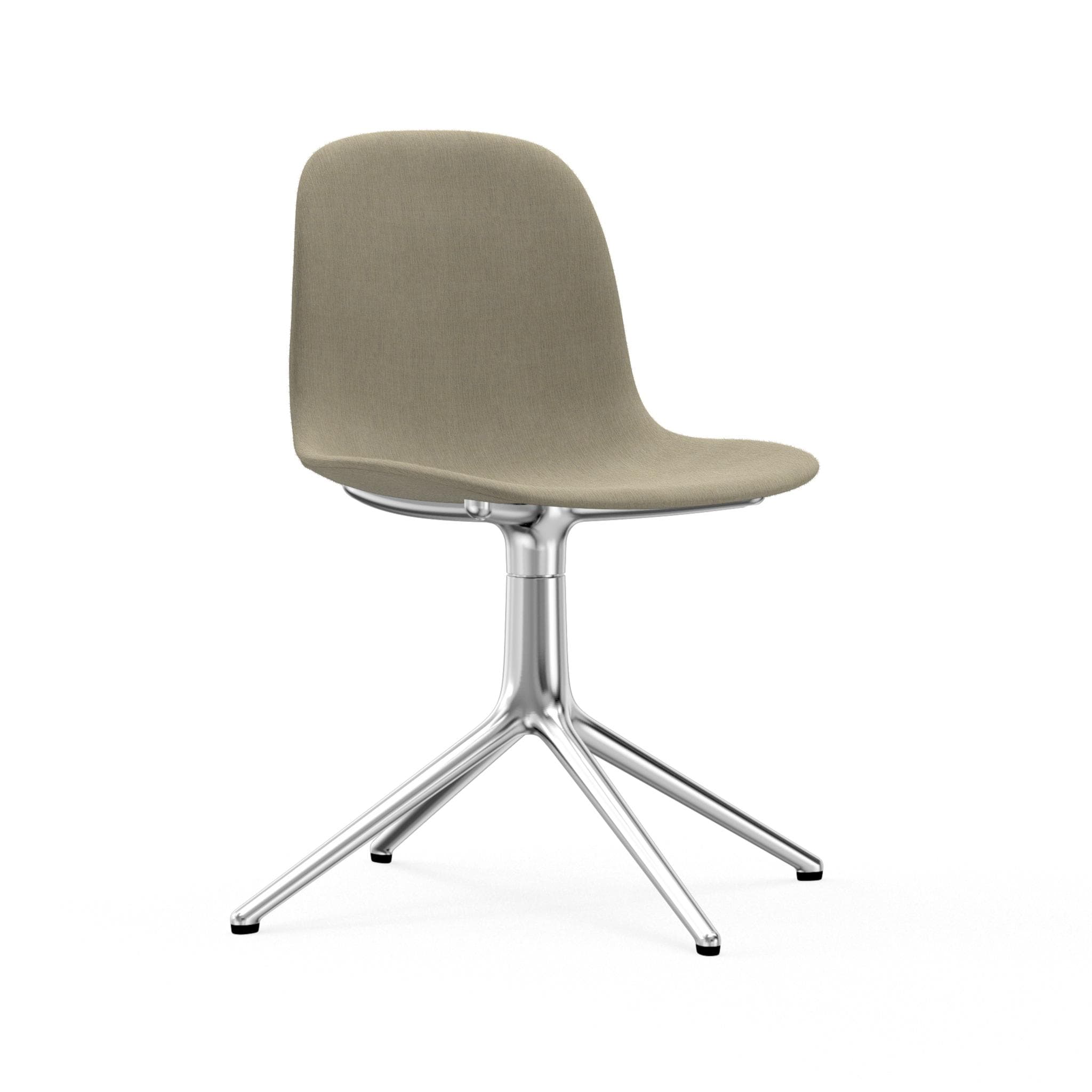 Upholstered office chair 4L forms with an aluminum base
