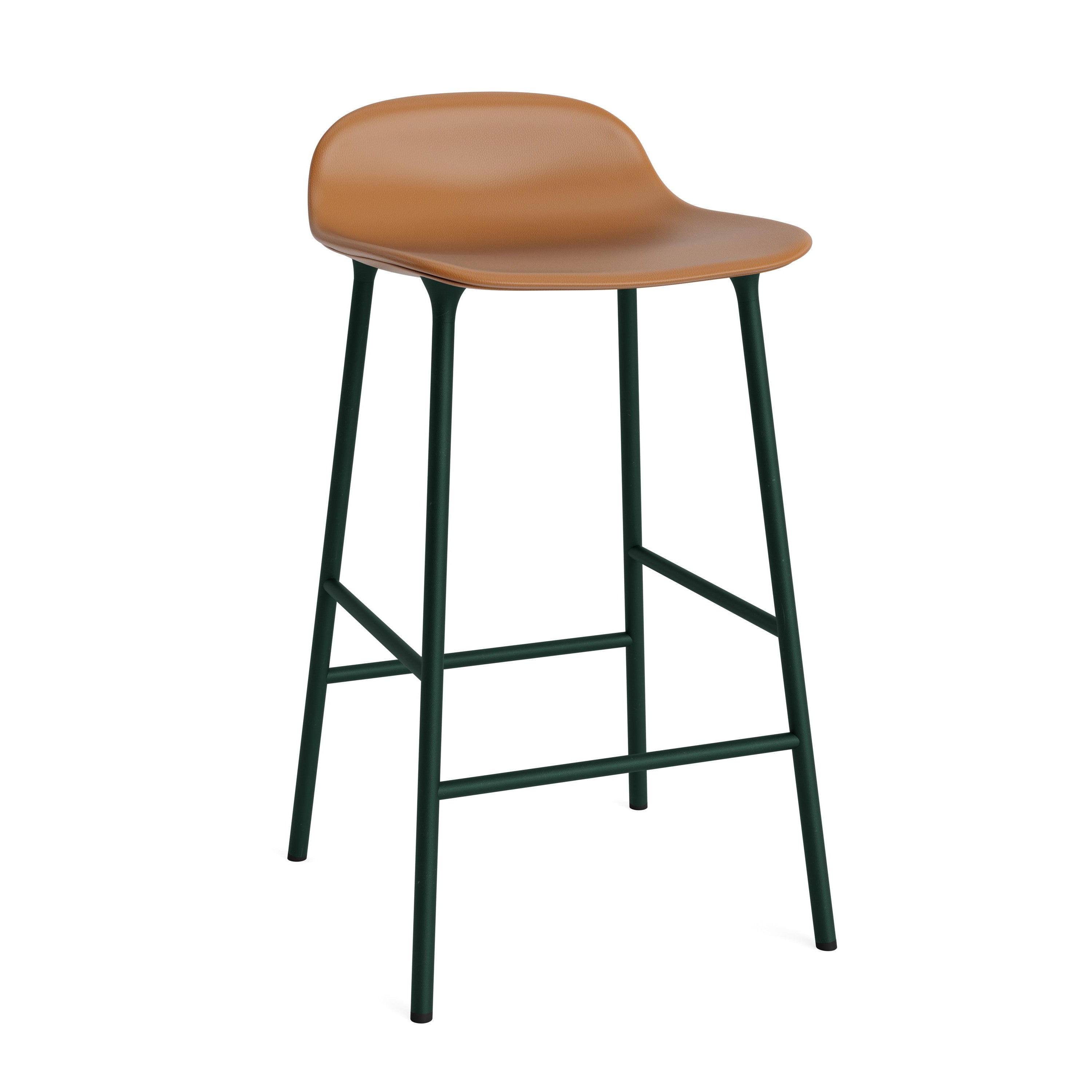 Hocker met bekleding FORM met groene basis