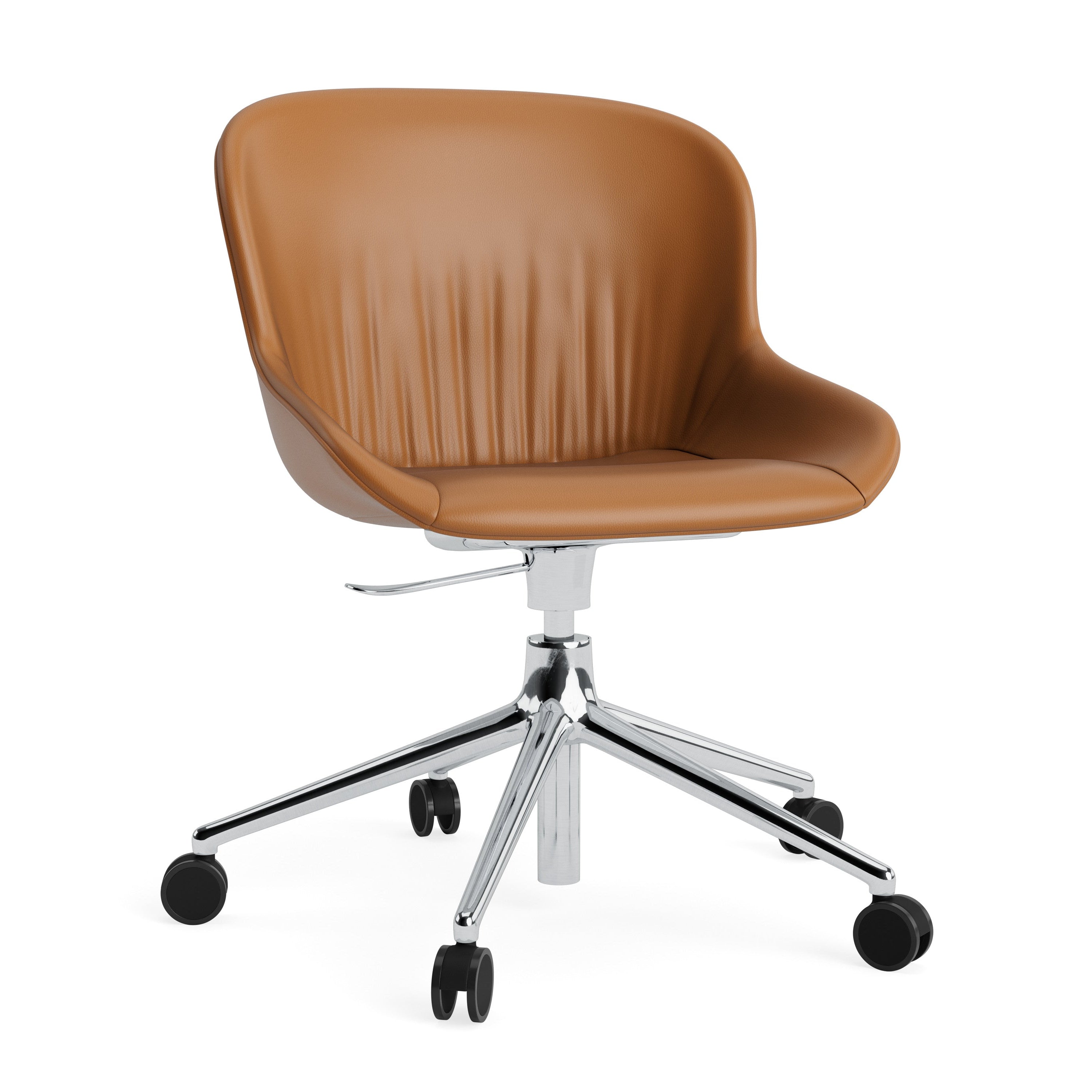 Gestoffeerde bureaustoel HYG COMFORT 5W met aluminium basis