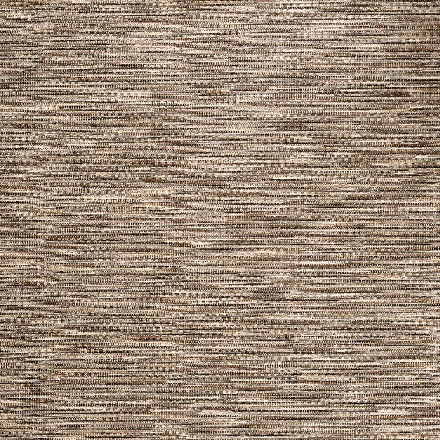 Structuurtextielbehang dat canvas imiteert VAGAR - NOIR/TABAC tabaksbruin
