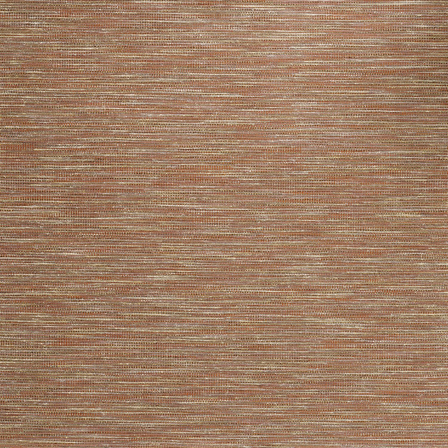 Structuurtextielbehang dat canvas imiteert VAGAR - ORANJE BRÛLÉ / GEBRAND ORANJE met brons