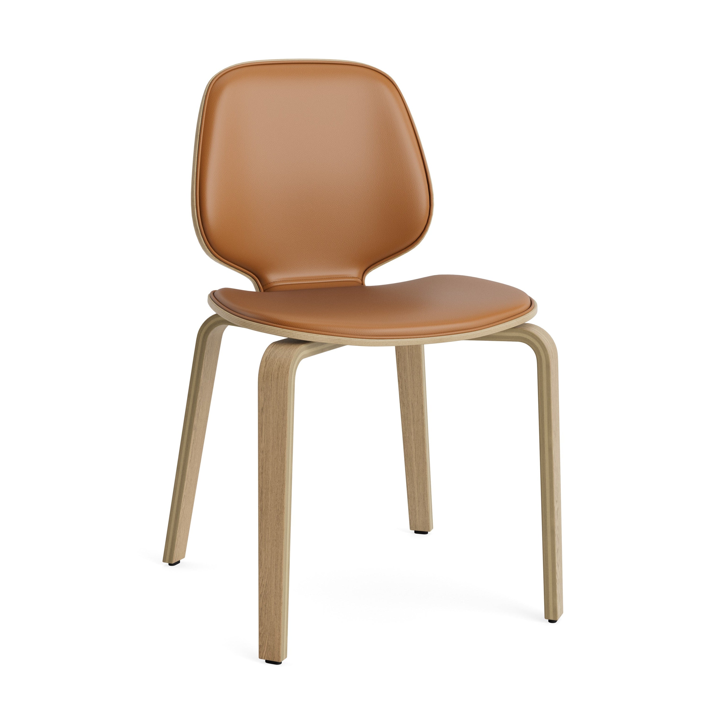 Gepolsterter Stuhl mein Eichenfurnier