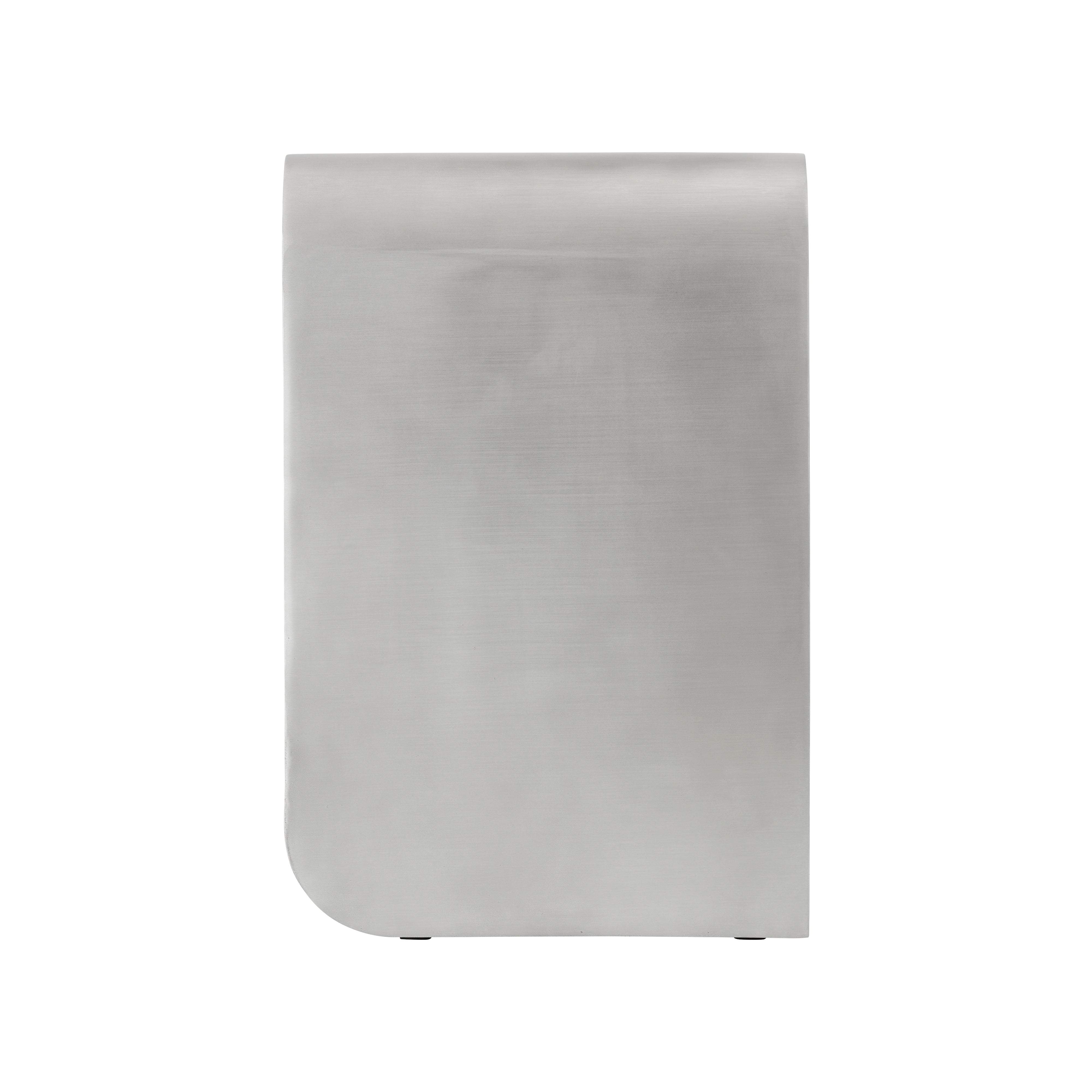 VOLUME aluminum side table