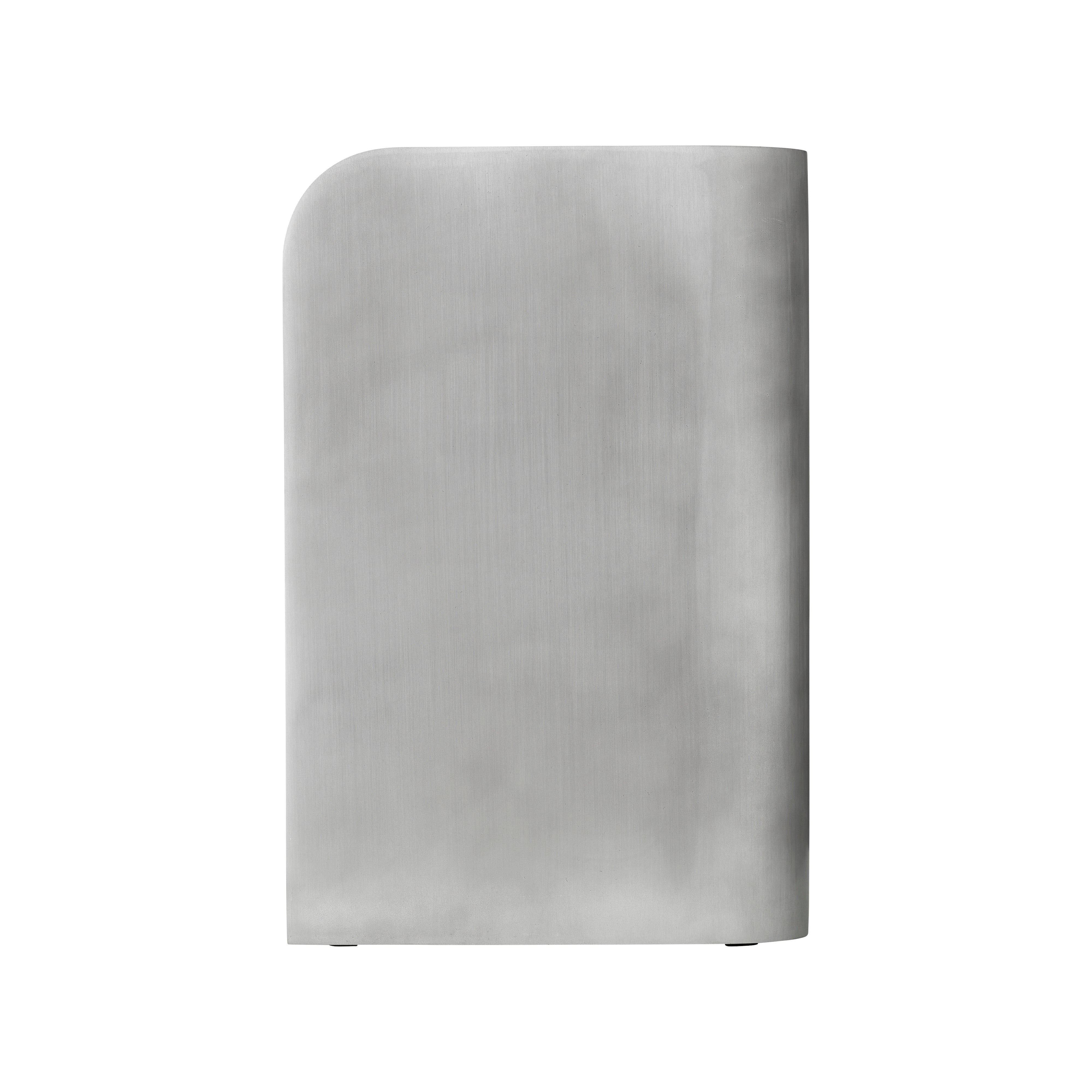 VOLUME aluminum side table