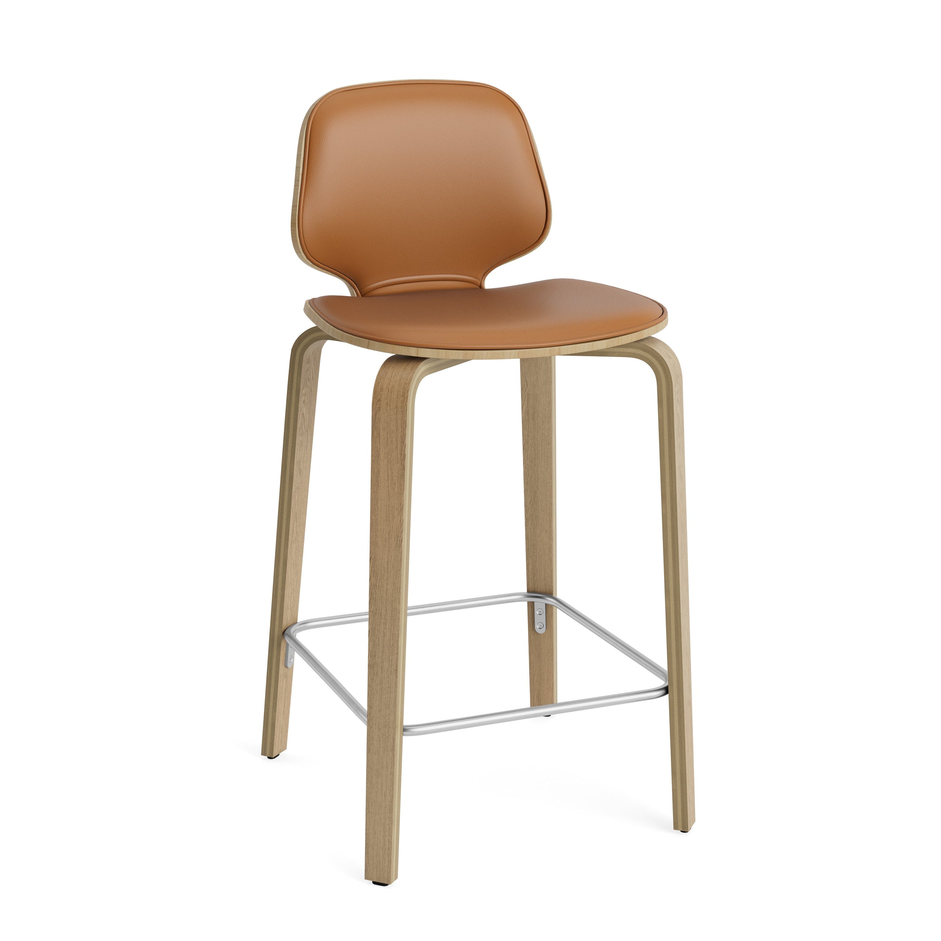 Polsterer Bar Stuhl mein Eichenfurnier