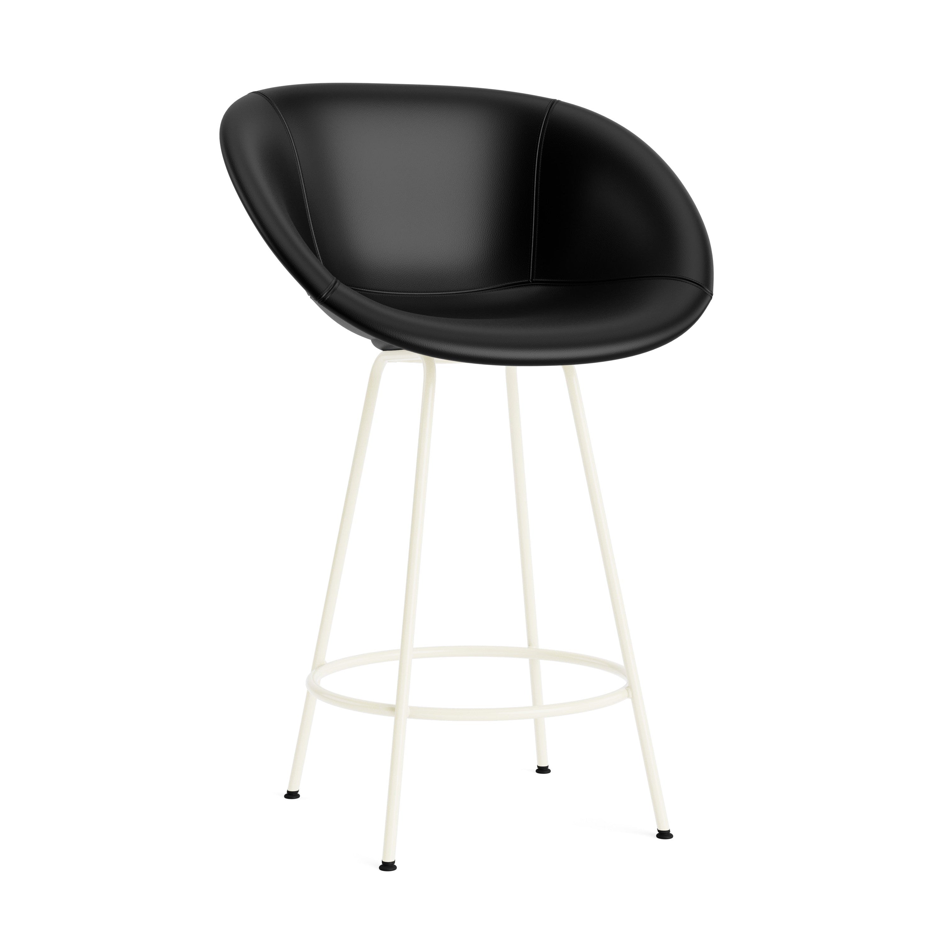 Sesselpolsterstuhl mit Sessel mit einer cremefarbenen Basis