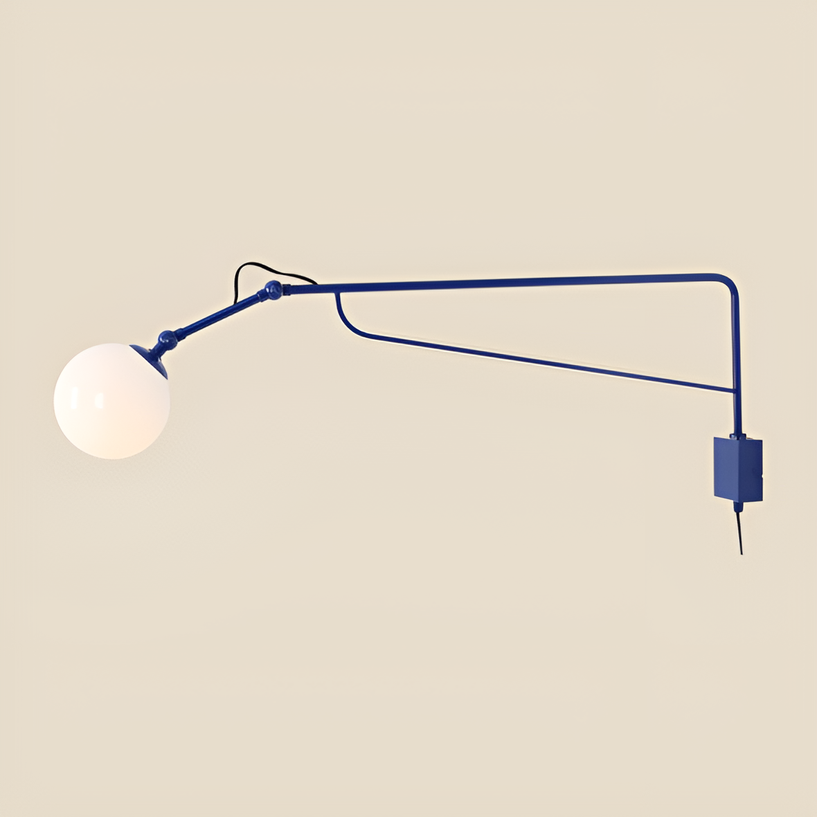 Wandlampe mit verstellbarem Arm SOHO COBALT blau
