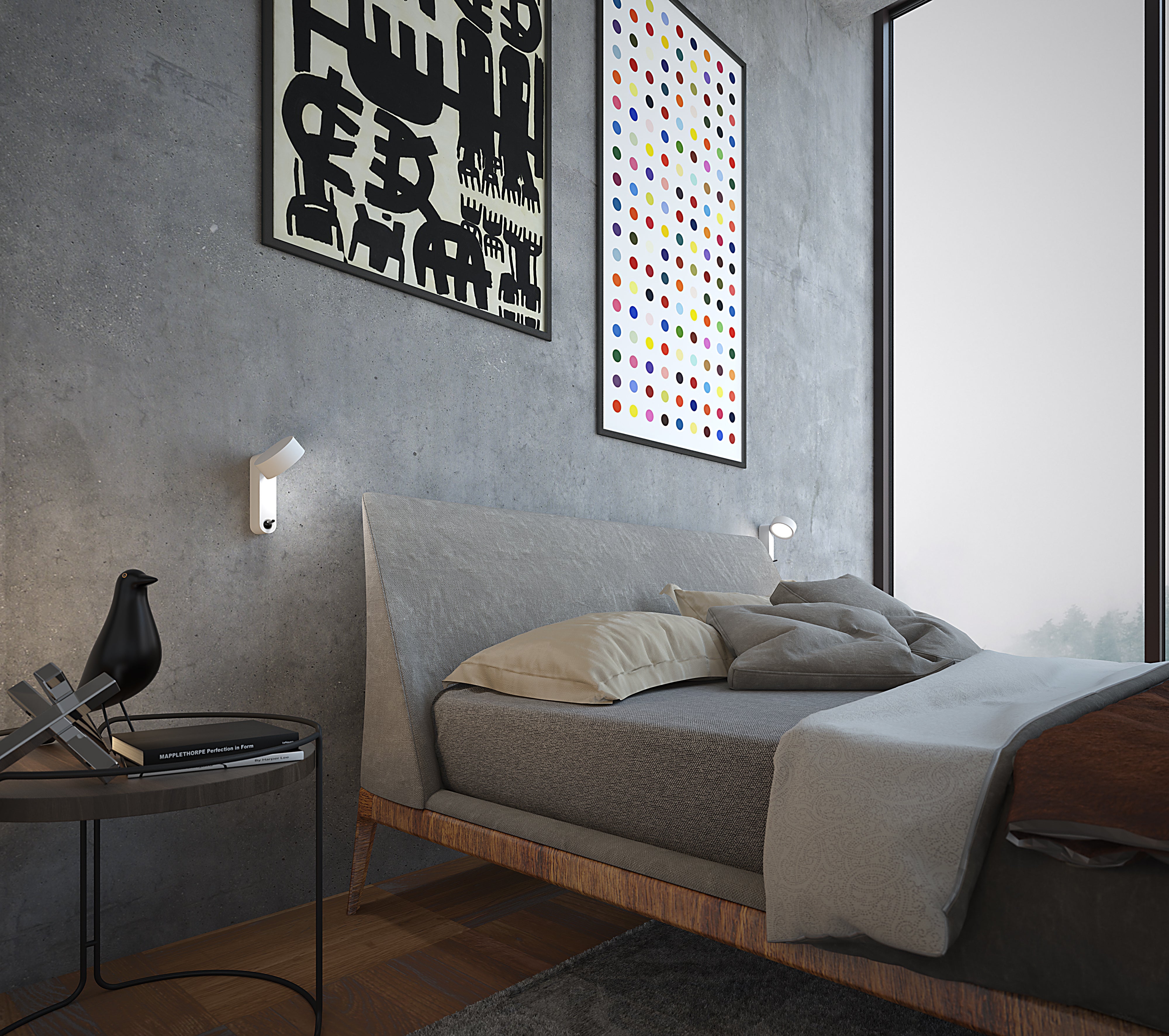 Wandlamp TOGGLE antraciet