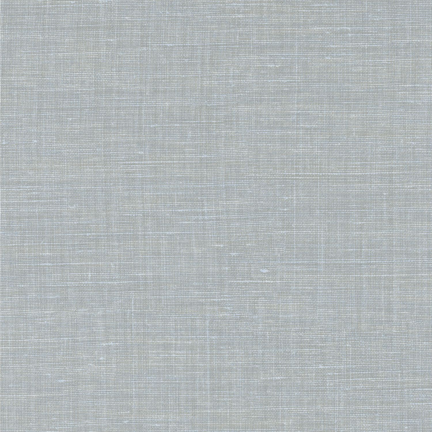 Structural wallpaper resembling linen canvas SHINOK - GIVRE cool gray-blue