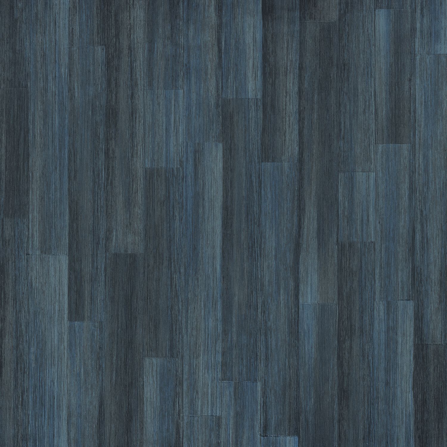 Structuurtapijt dat houten planken imiteert SAPELLI - DONKERBLAUW