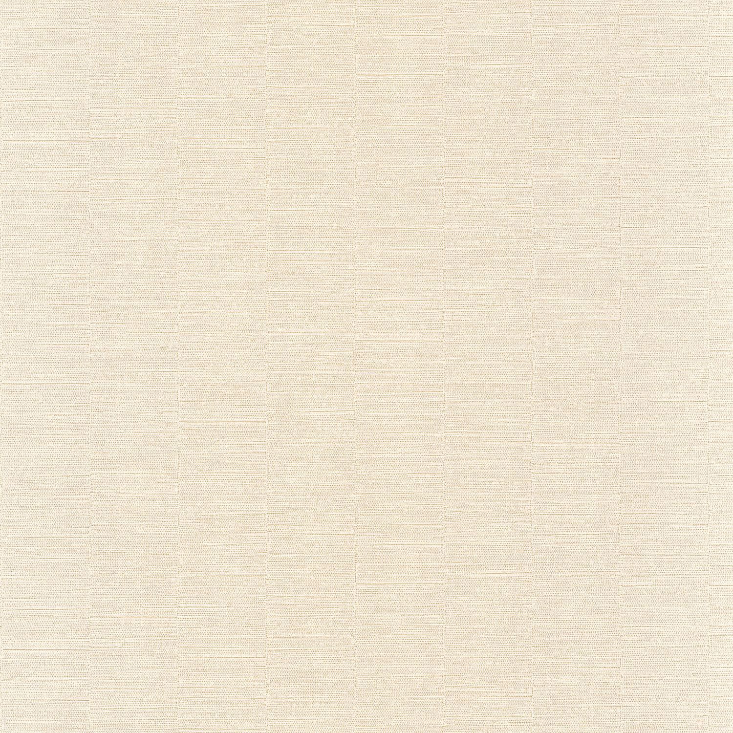 Metallisch strukturierte Tapete mit Streifen PLATINUM Elfenbein