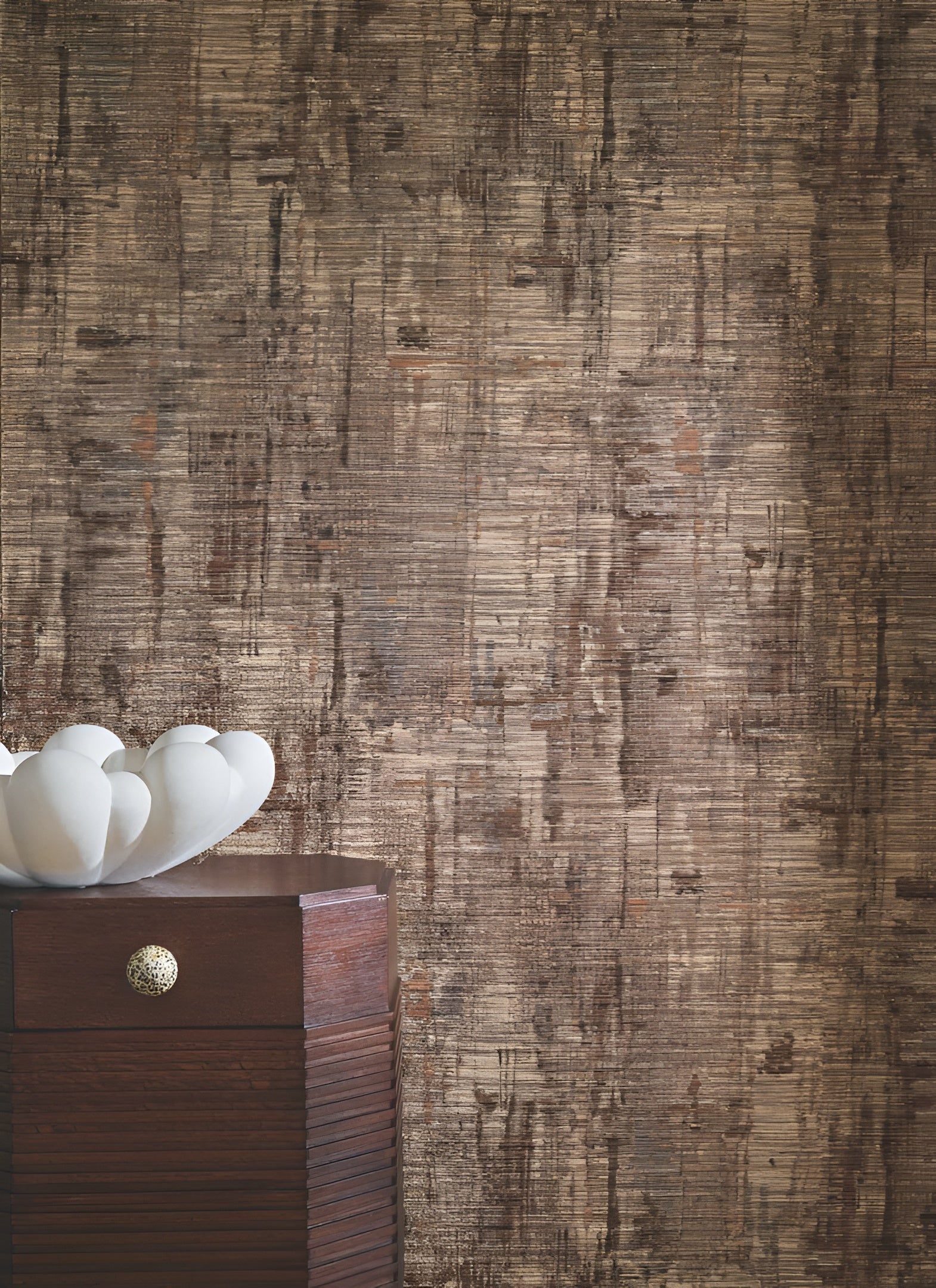 Structuurtapijt met abstract patroon MANUFACTURA - PIERRE BLEUE blauw