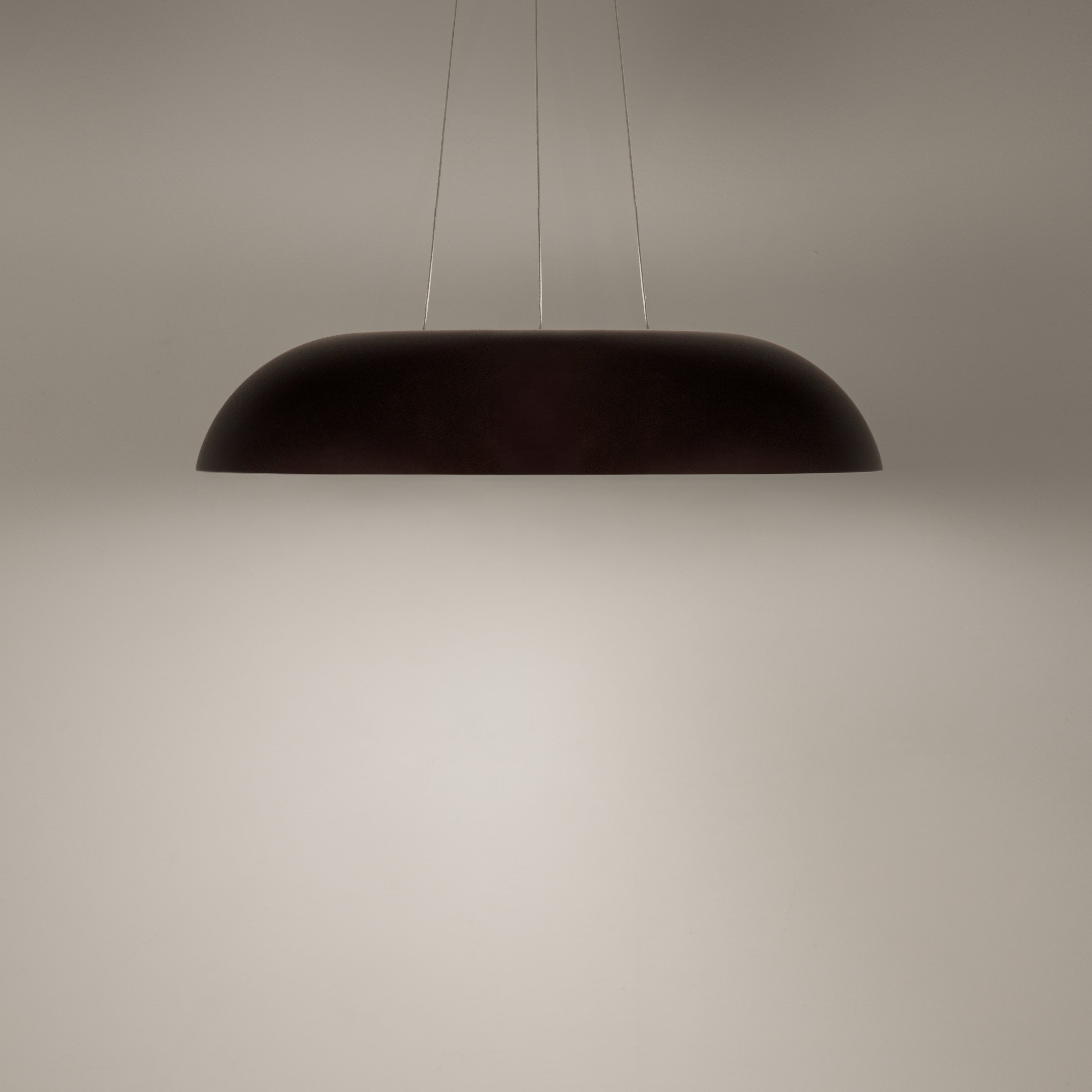 Hanglamp MAGGIOLONE mat bruin