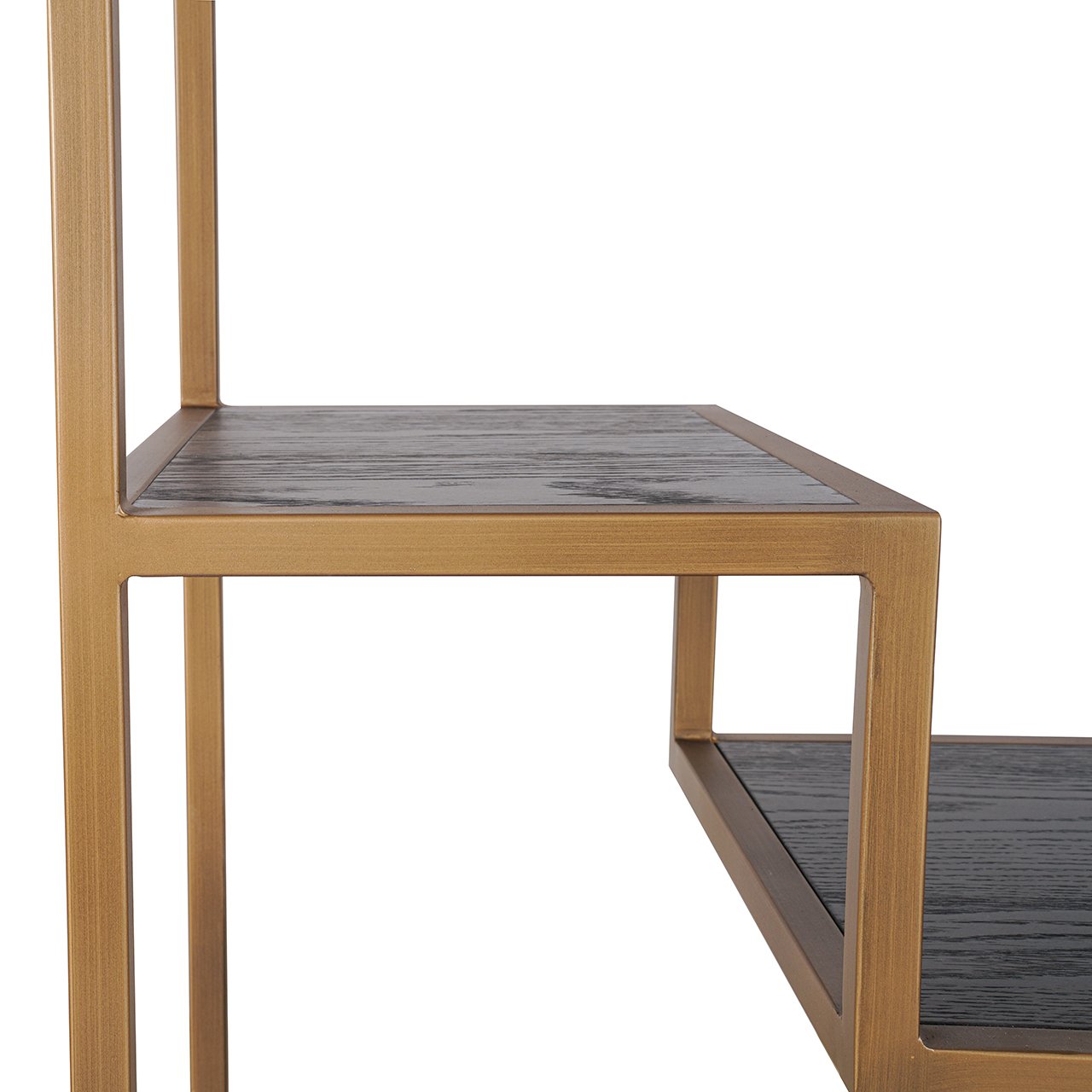 Witryna CLAREMONT bruin met beige steen