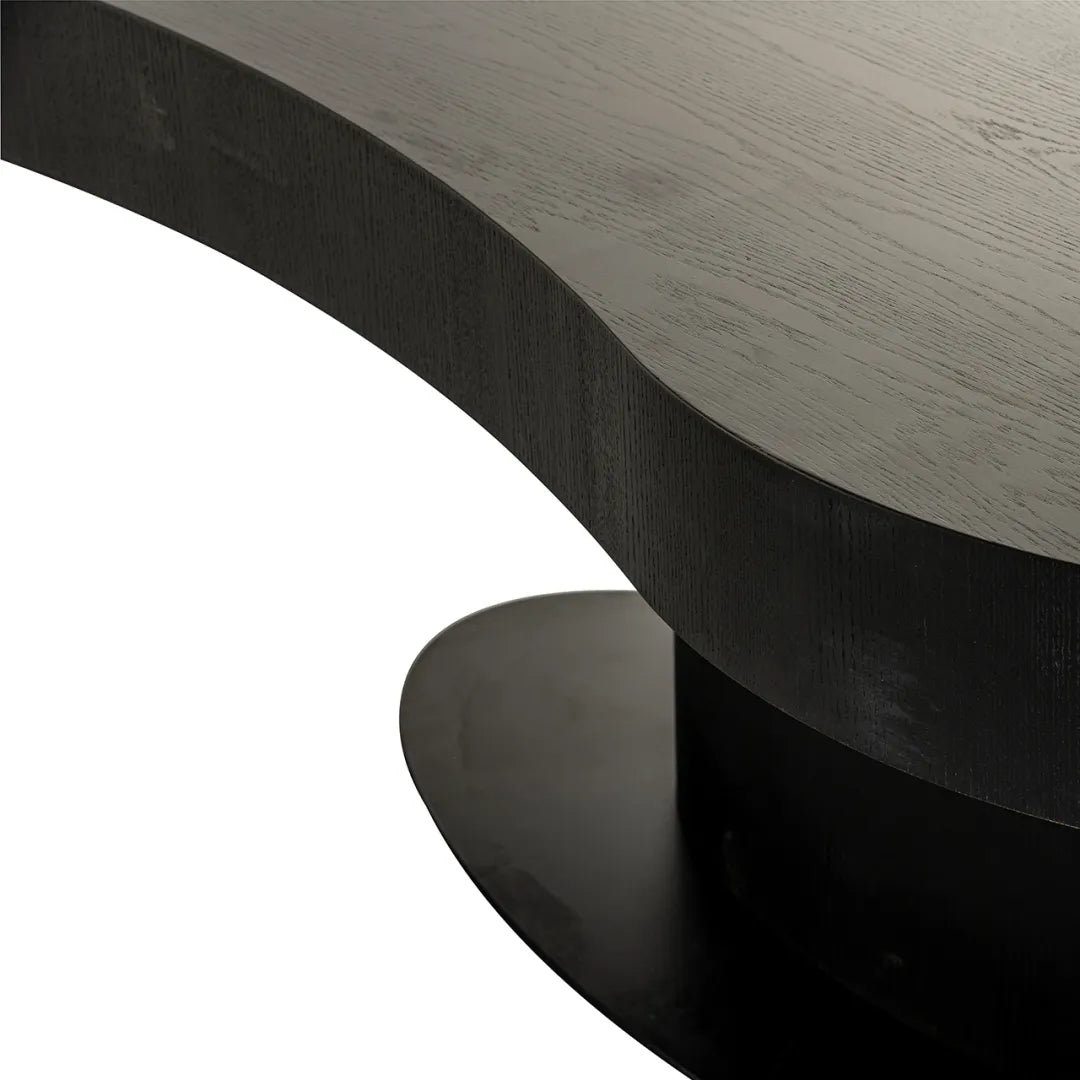 Tafel BOGOR donkerbruin eikenfineer