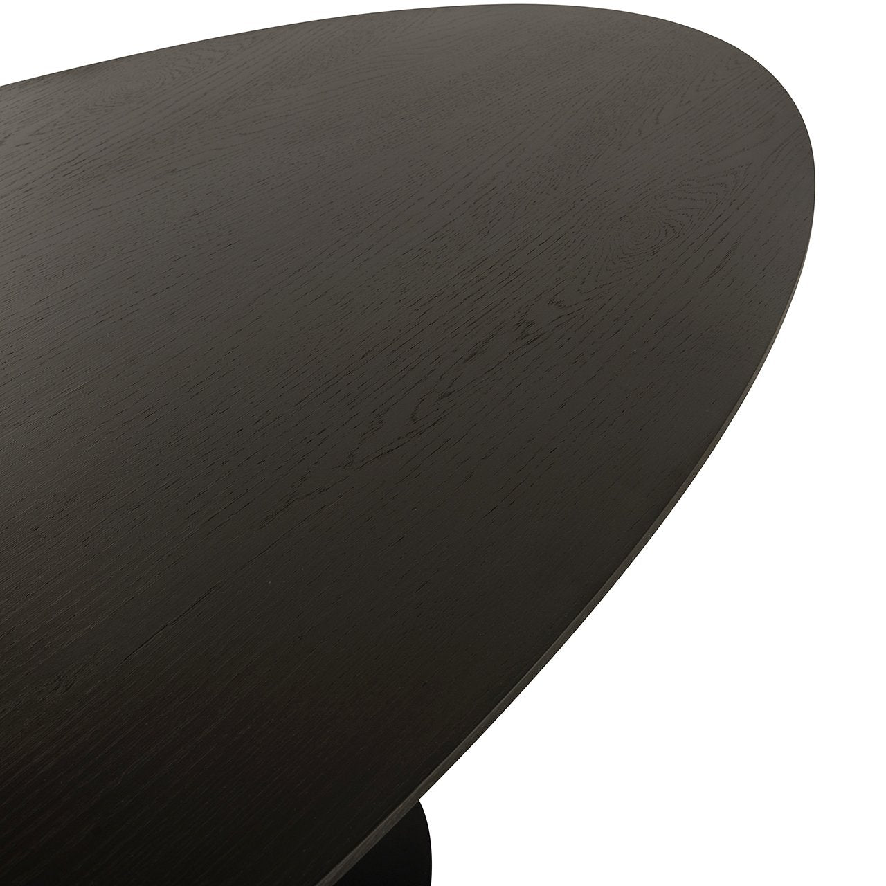 GORDON dark brown oak veneer table